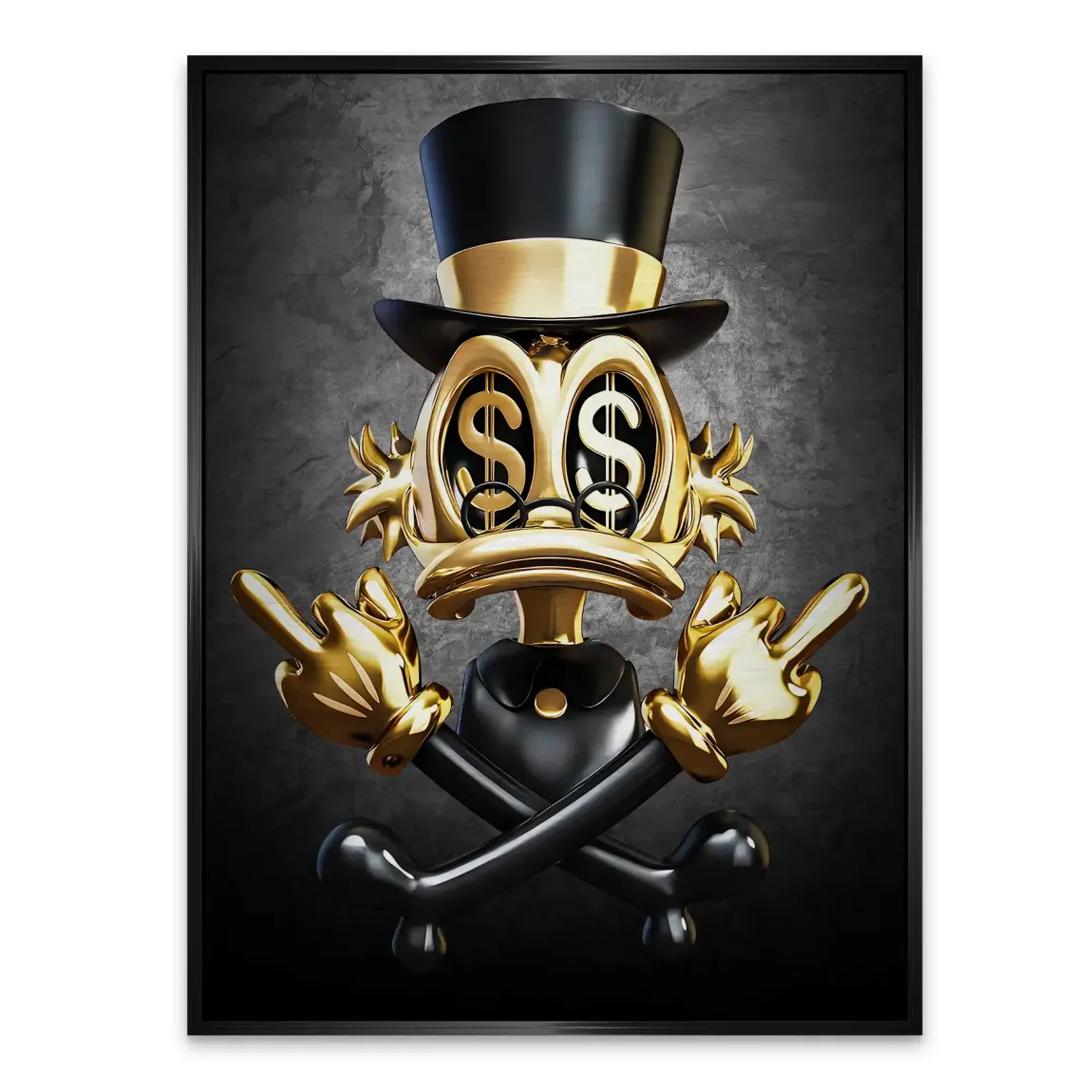 Dollar Vision Duck Alu Gebürstet Bild