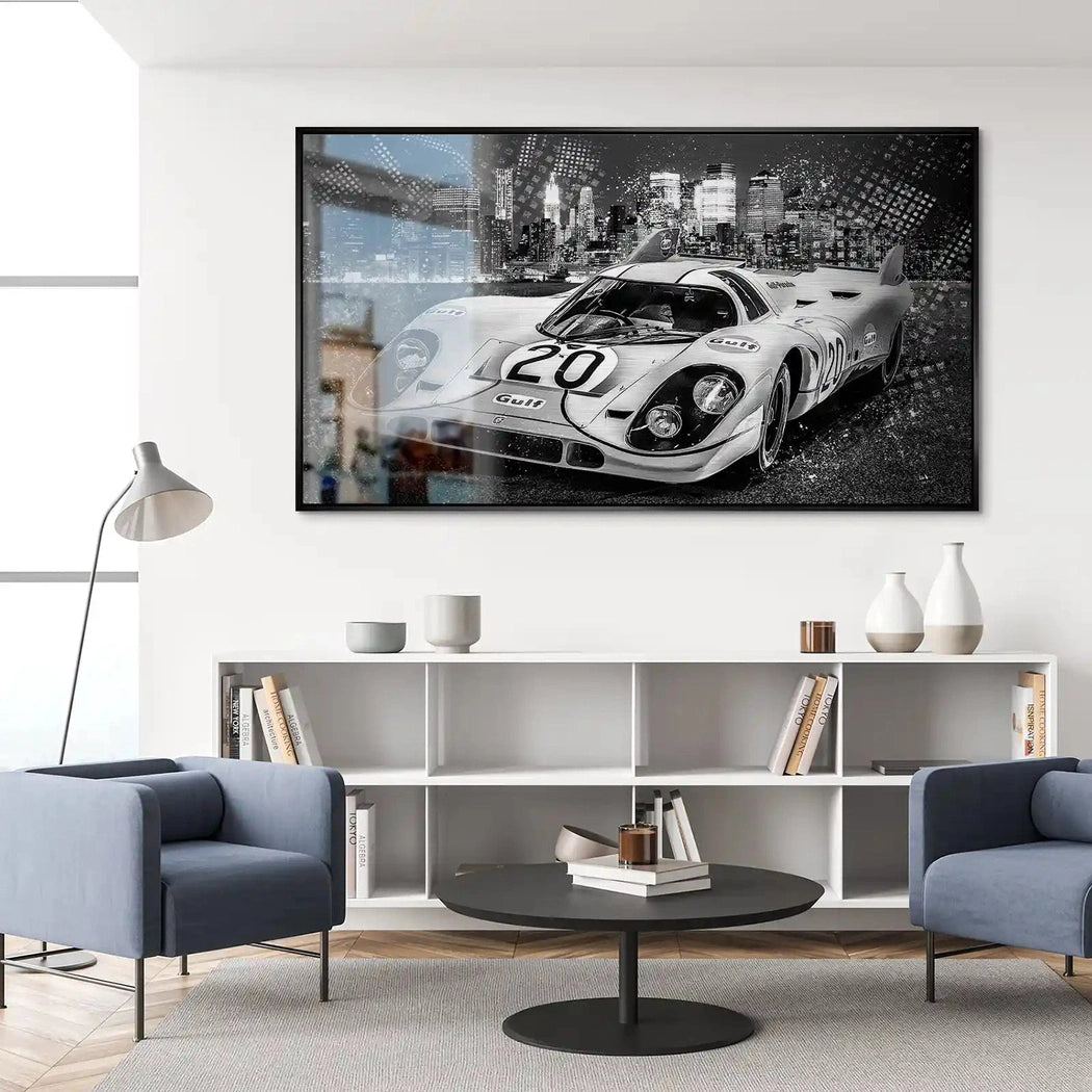 Porsche 917 Black Style Alu Gebürstet INGALERIE