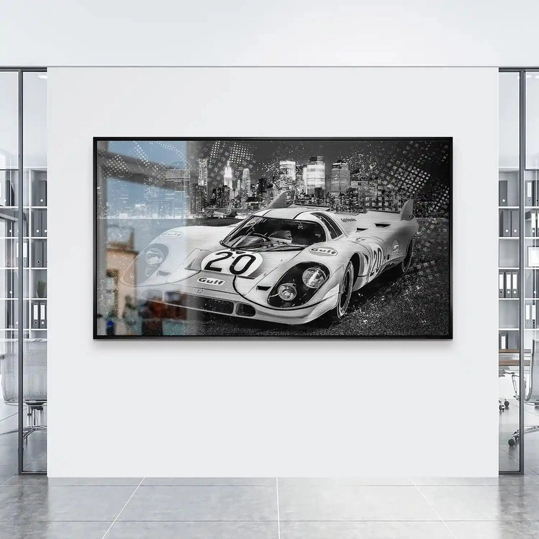 Porsche 917 Black Style Alu Gebürstet INGALERIE