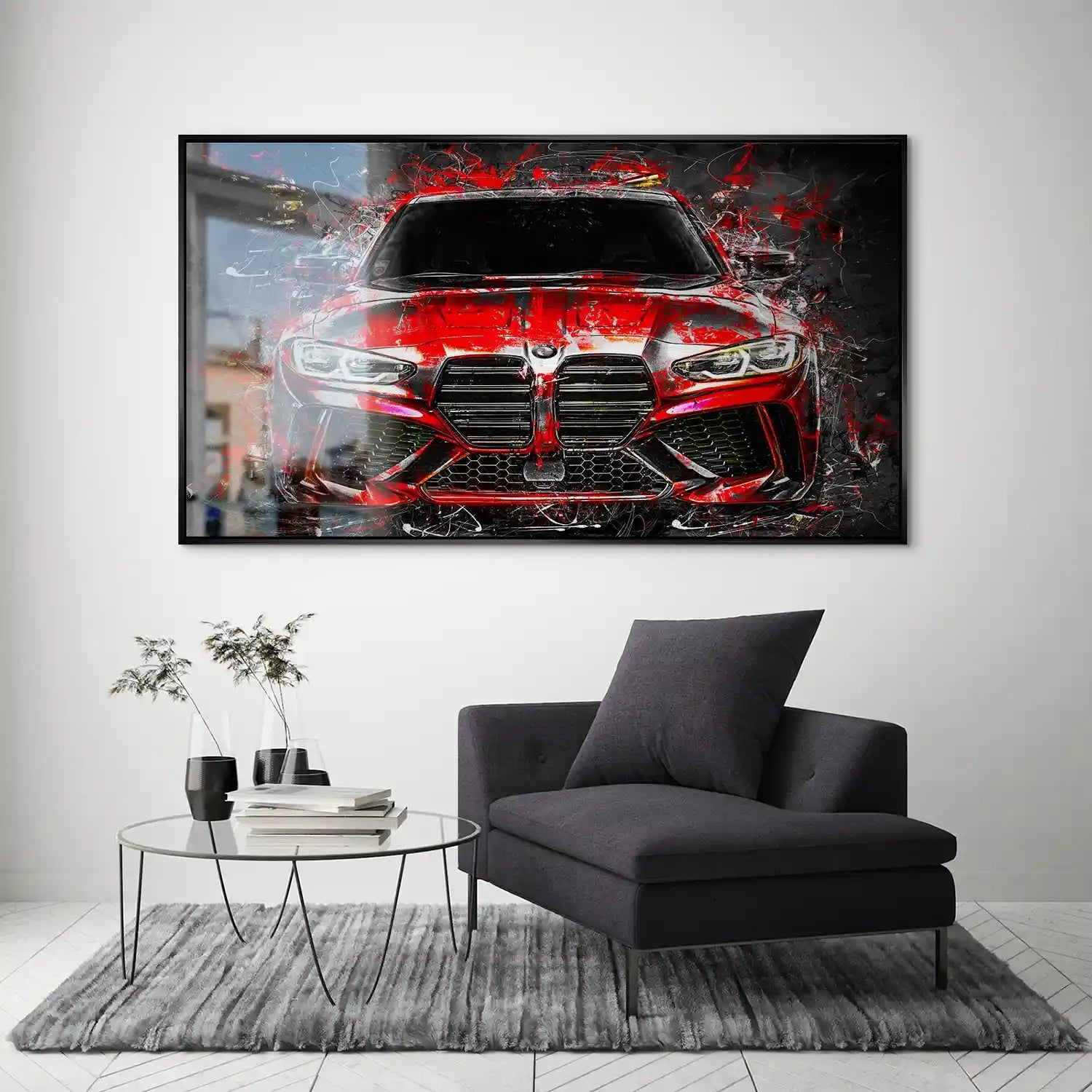 BMW M4 Abstrakt Style Alu Gebürstet INGALERIE