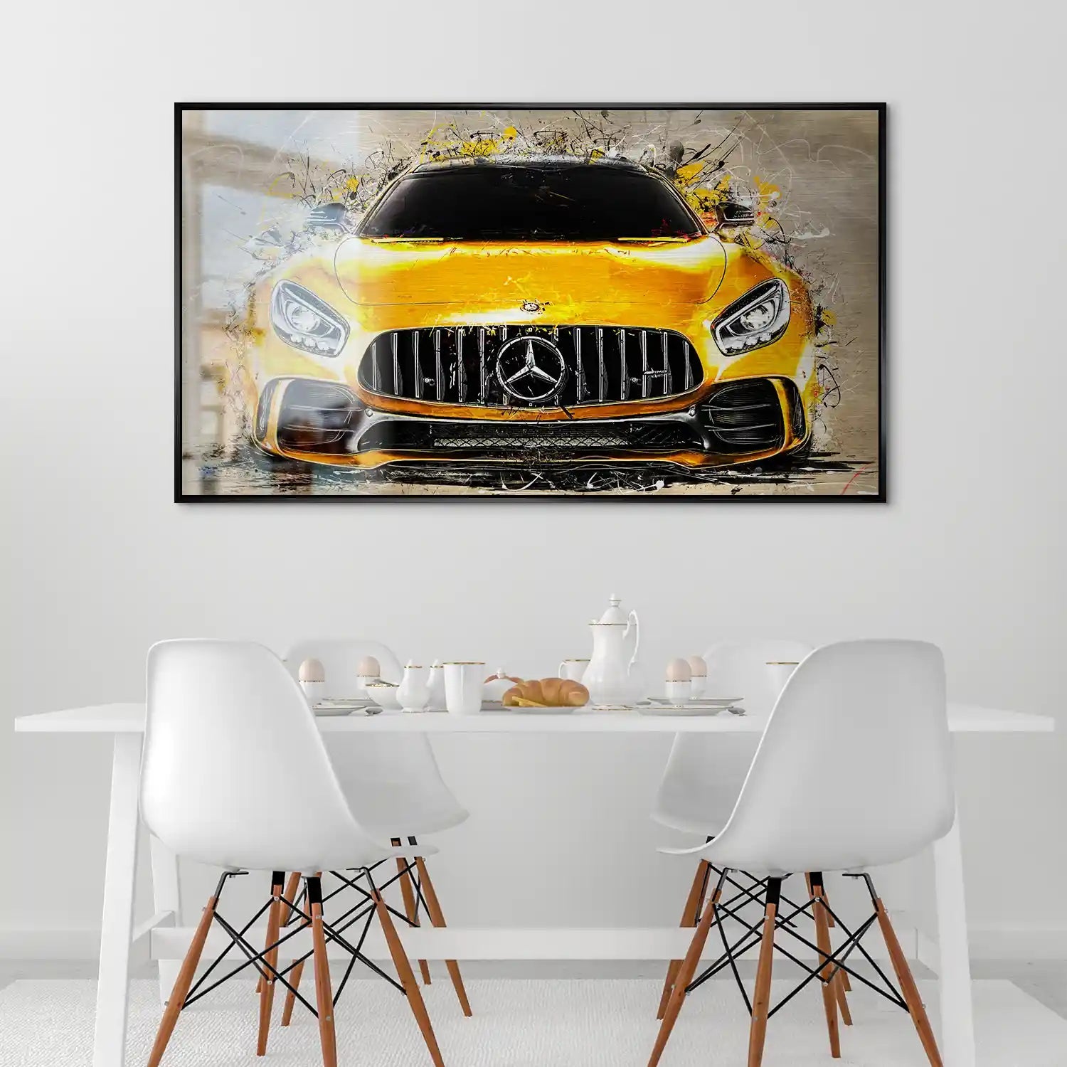 Mercedes AMG GT Retro Style Alu Gebürstet INGALERIE