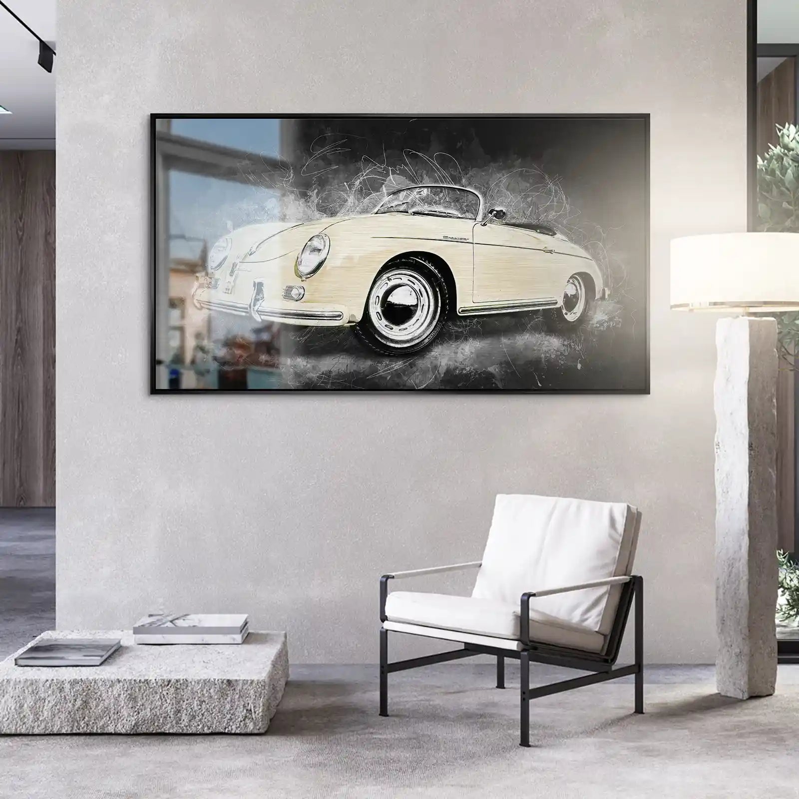 Ivory Elegance – Porsche Speedster 365 Alu gebürstet Bild INGALERIE