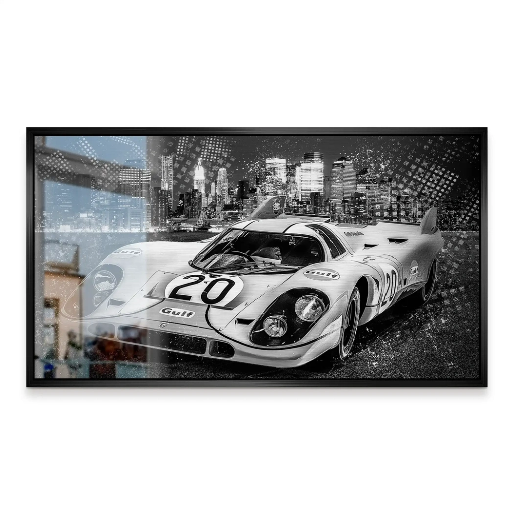 Porsche 917 Black Style Alu Gebürstet INGALERIE