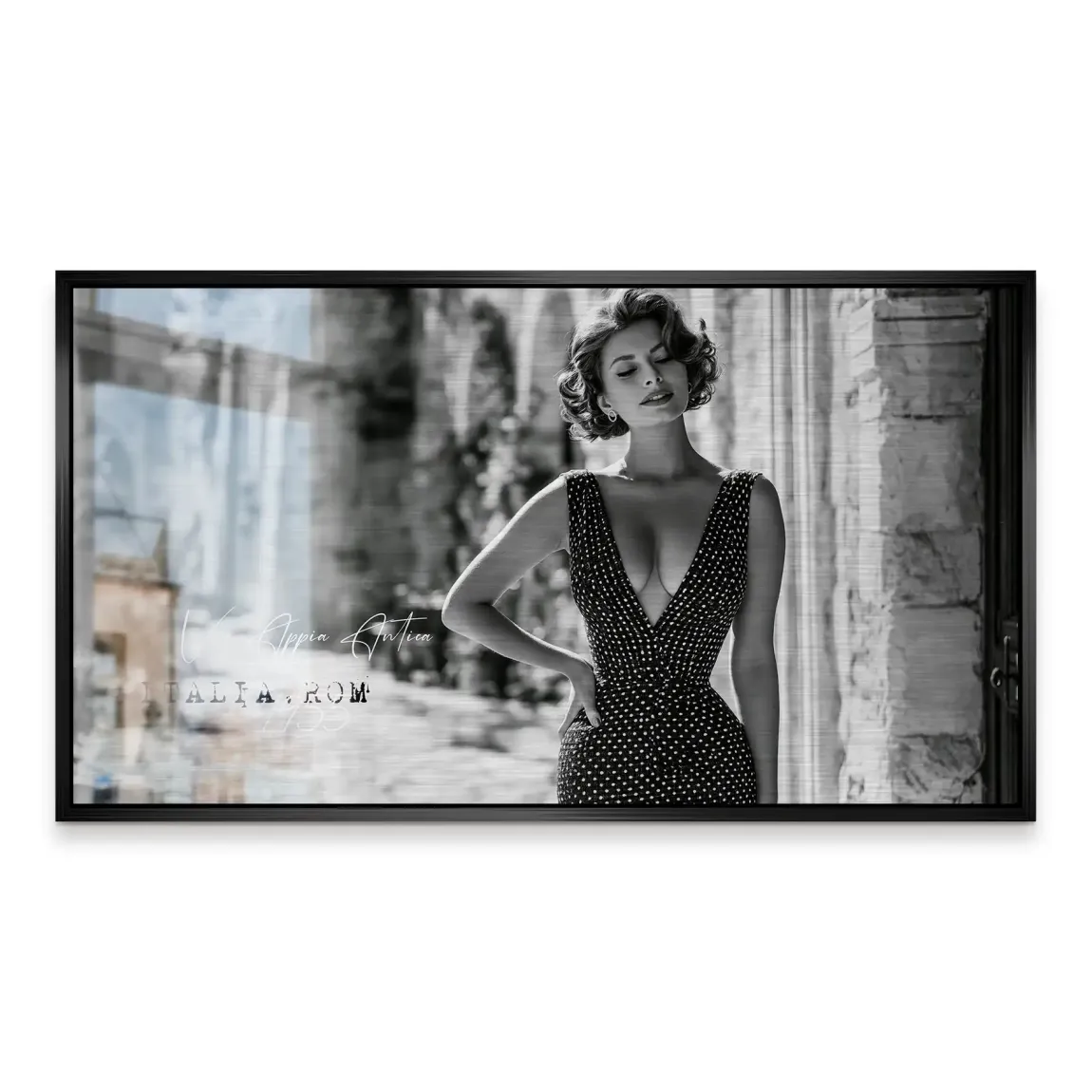 Sophia Loren Diva Aluminiumbild gebürstet