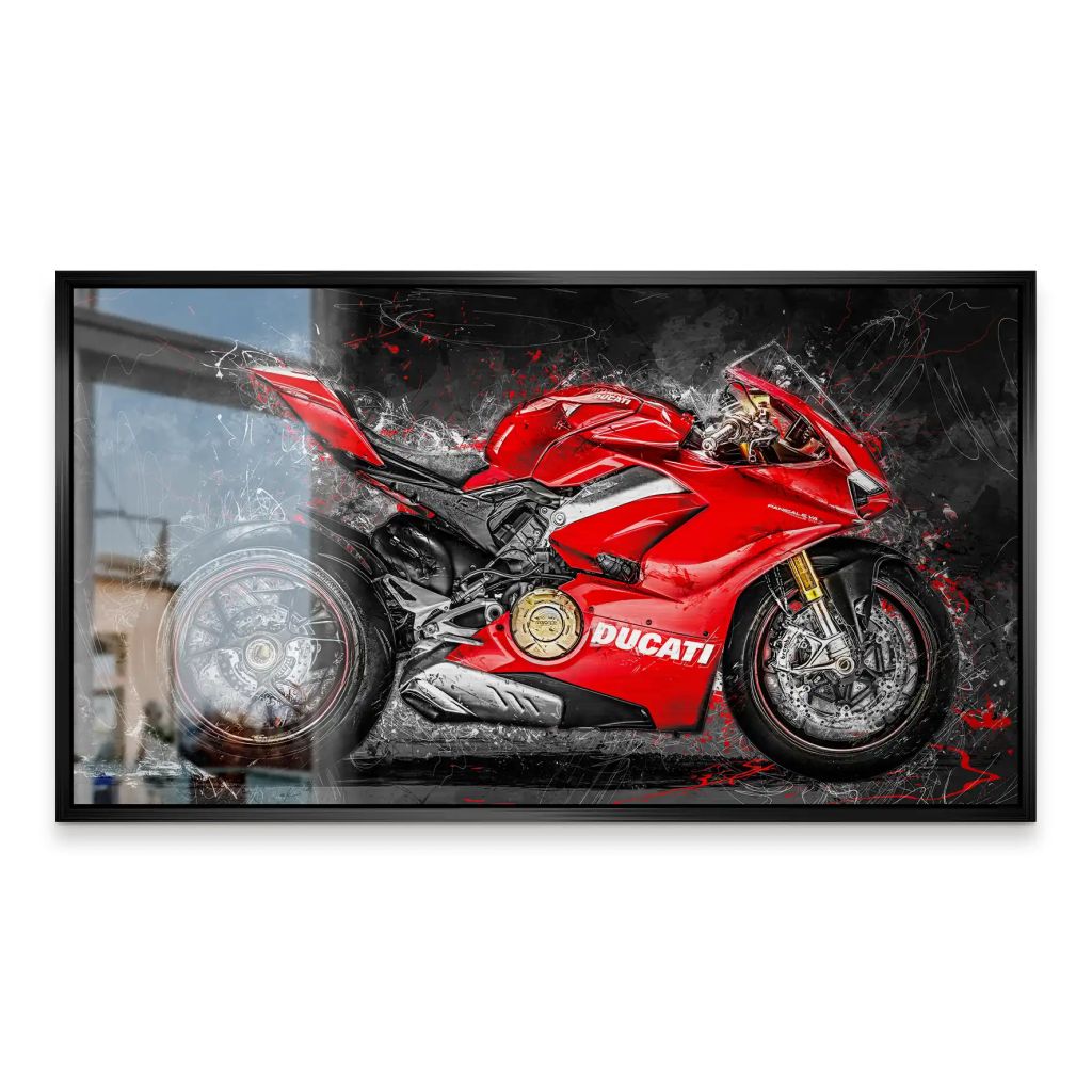 Ducati Panigale Abstrakt Alu Gebürstet INGALERIE