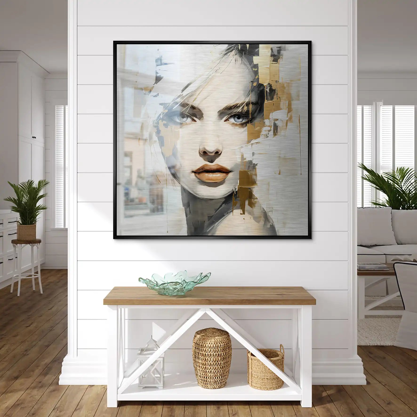 Golden Muse Alu gebürstet Bild INGALERIE