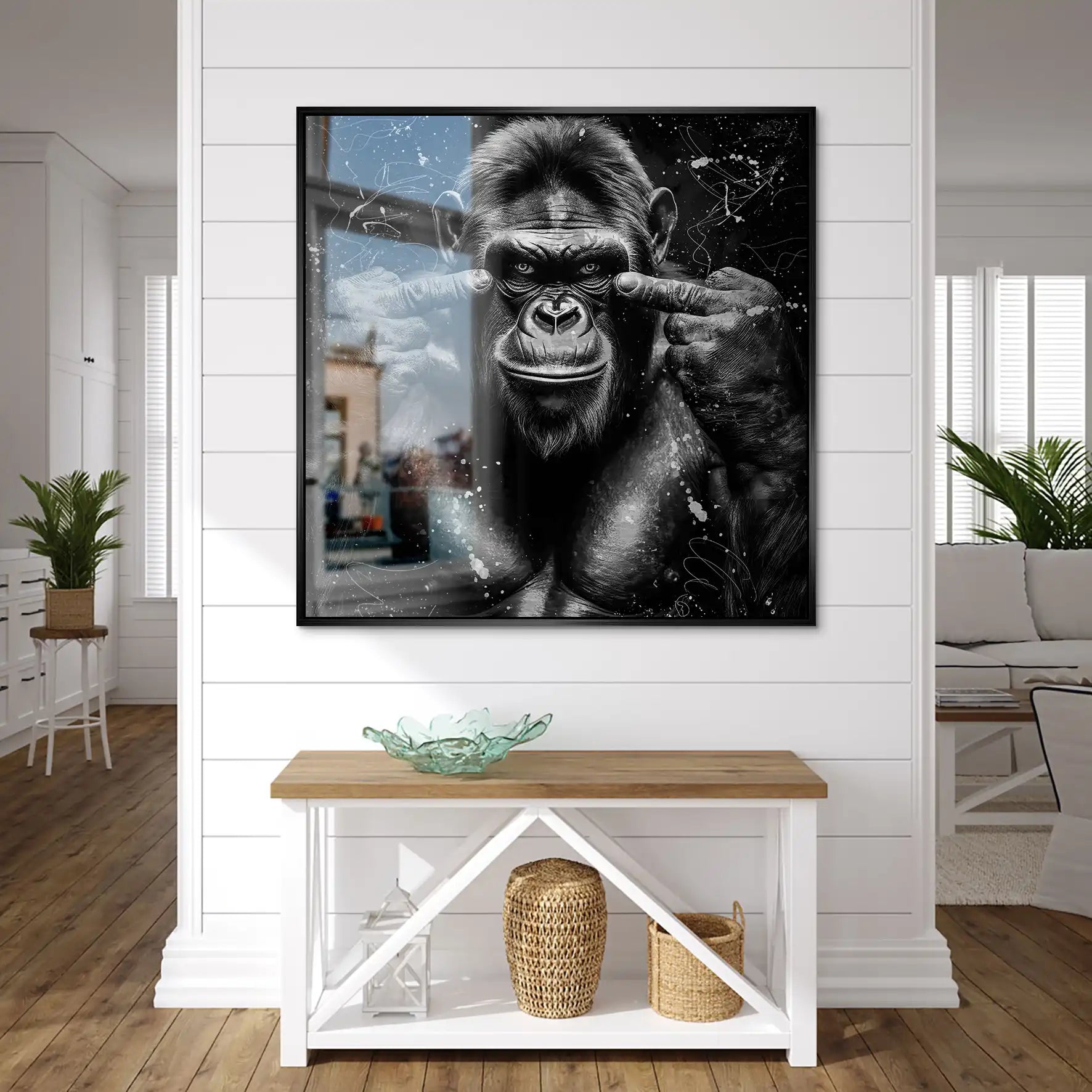 Bad Gorilla Nr.2 Alu Gebürstet INGALERIE