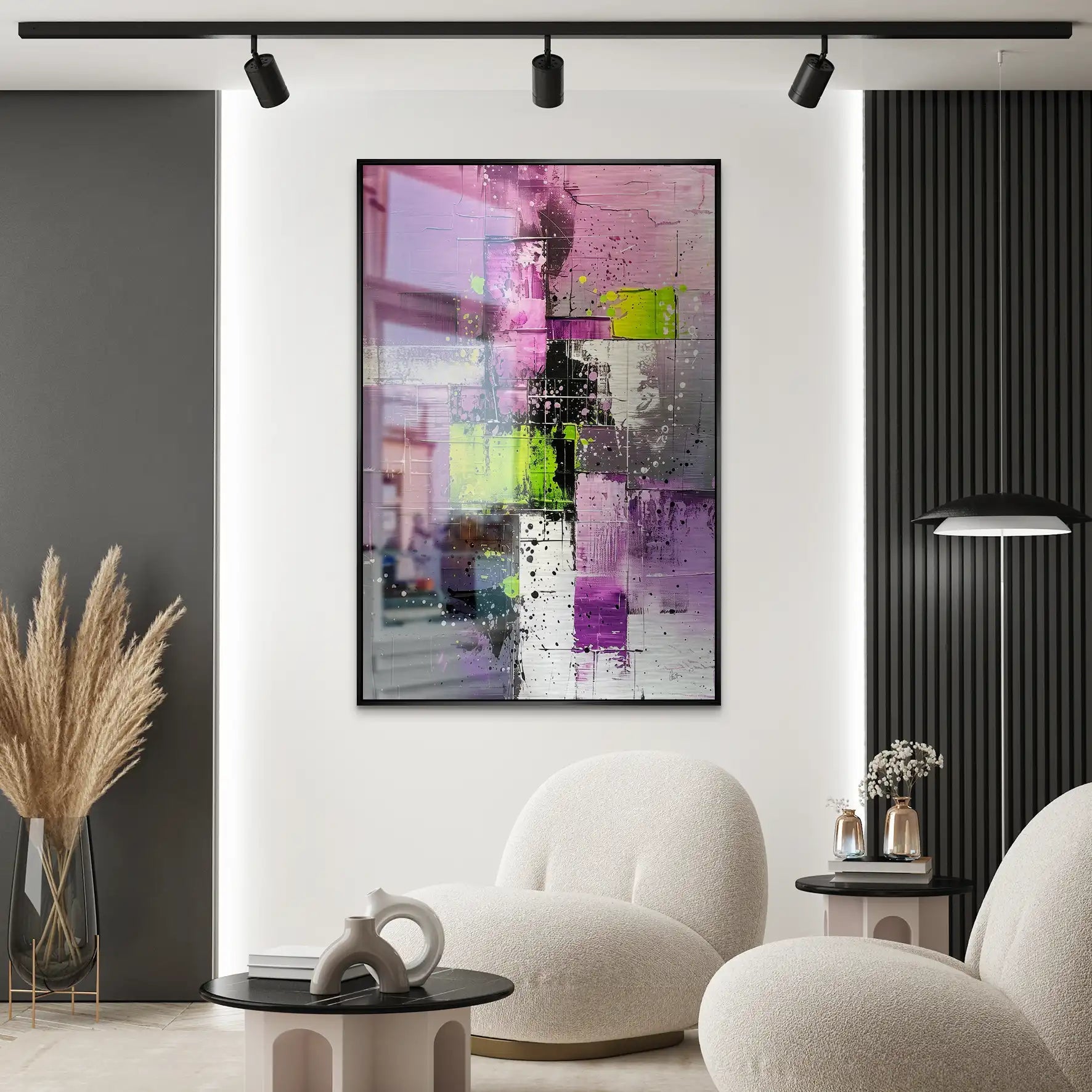 Abstrakt Nr.22 Alu Gebürstet Bild INGALERIE