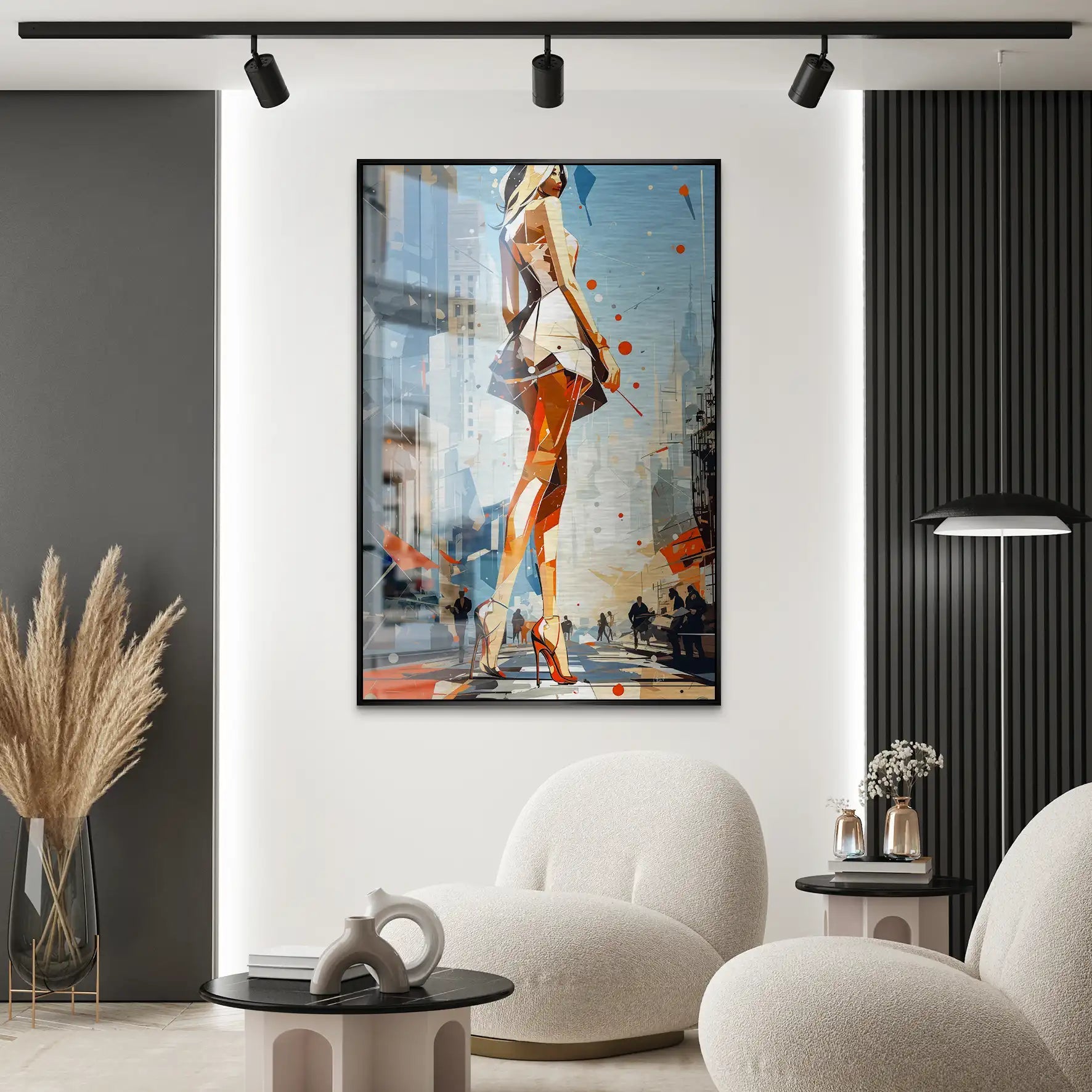 City Walk New York Pop Art AluDibond Gebürstet INGALERIE