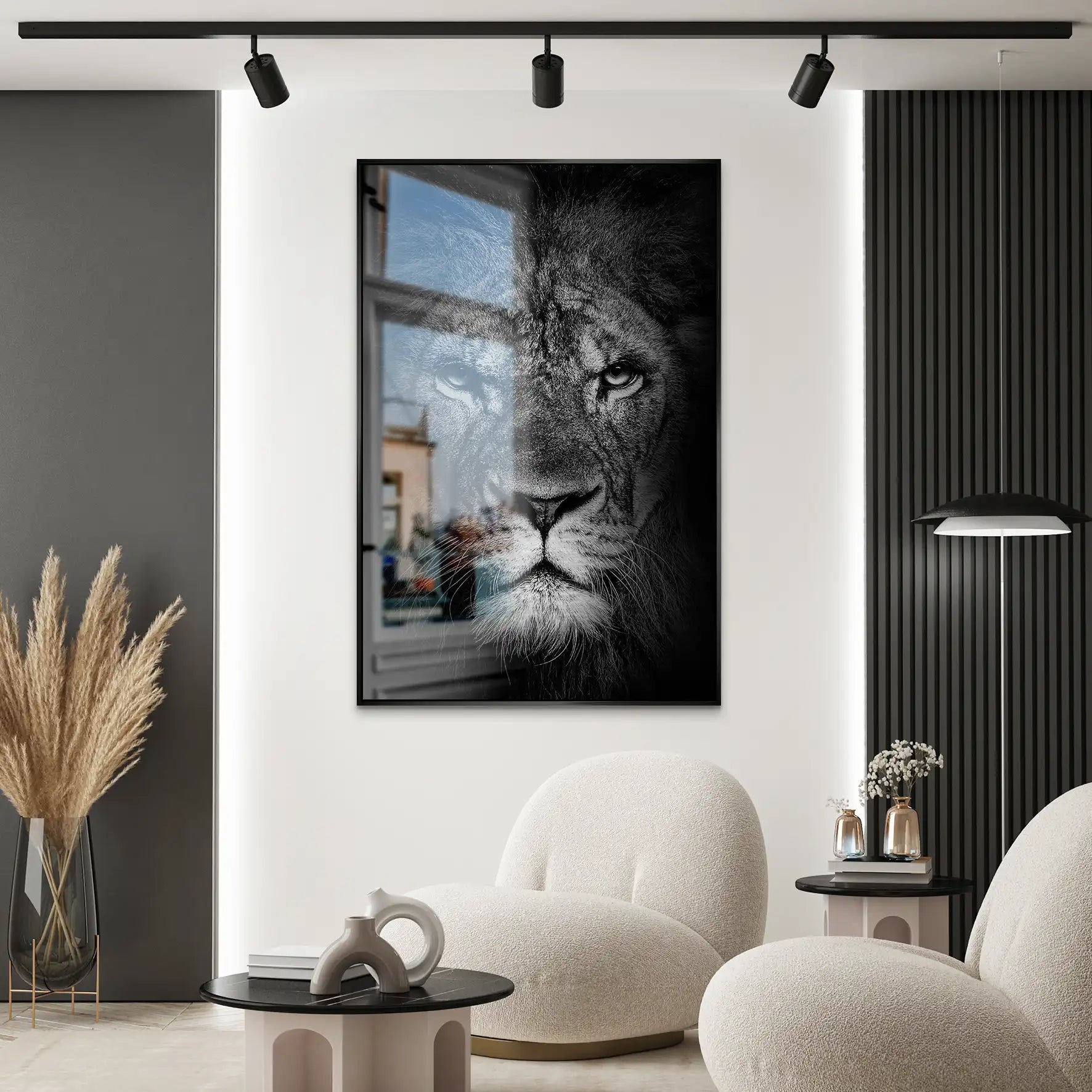 Lion Head AluDibond Gebürstet INGALERIE