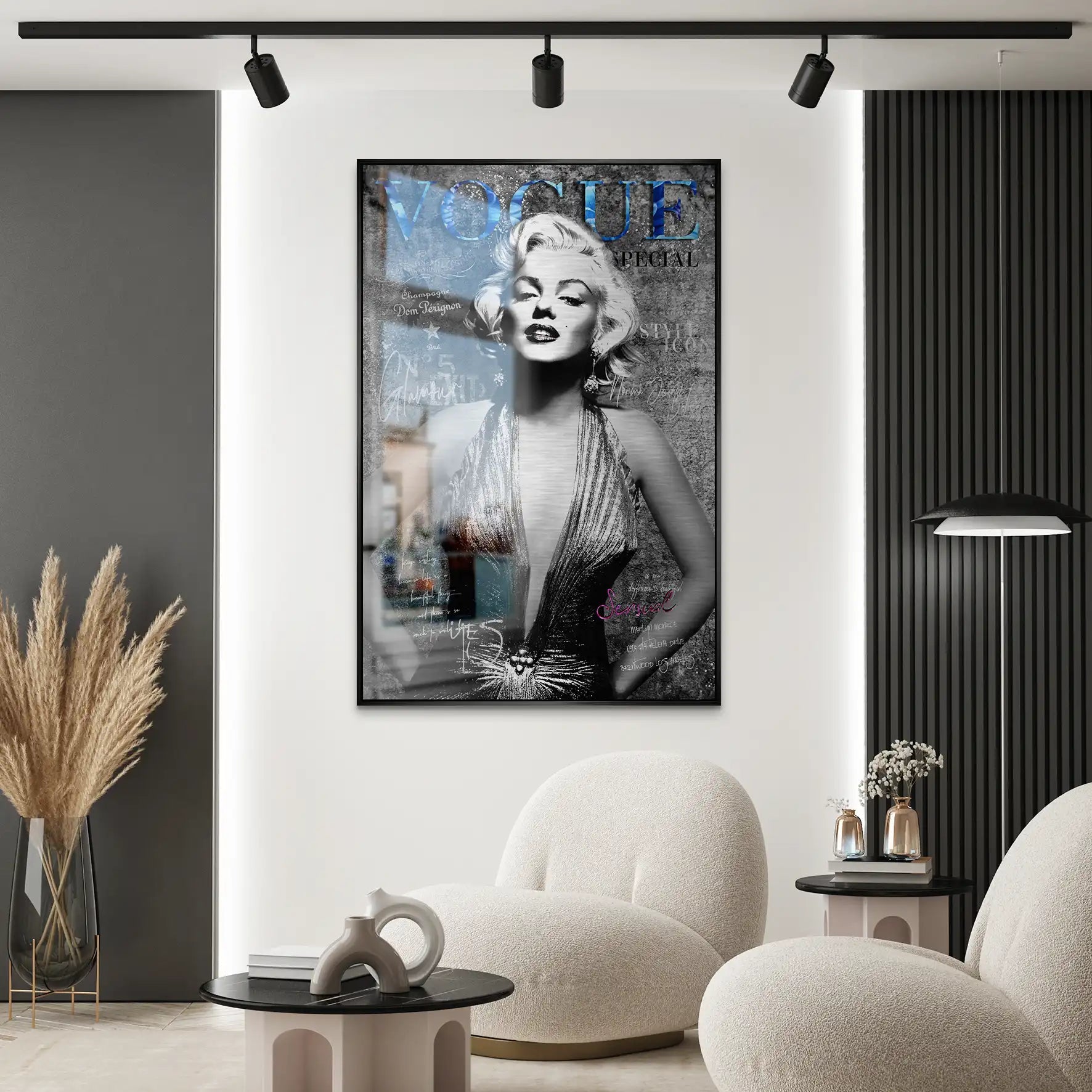 Marilyn Vogue AluDibond Gebürstet INGALERIE