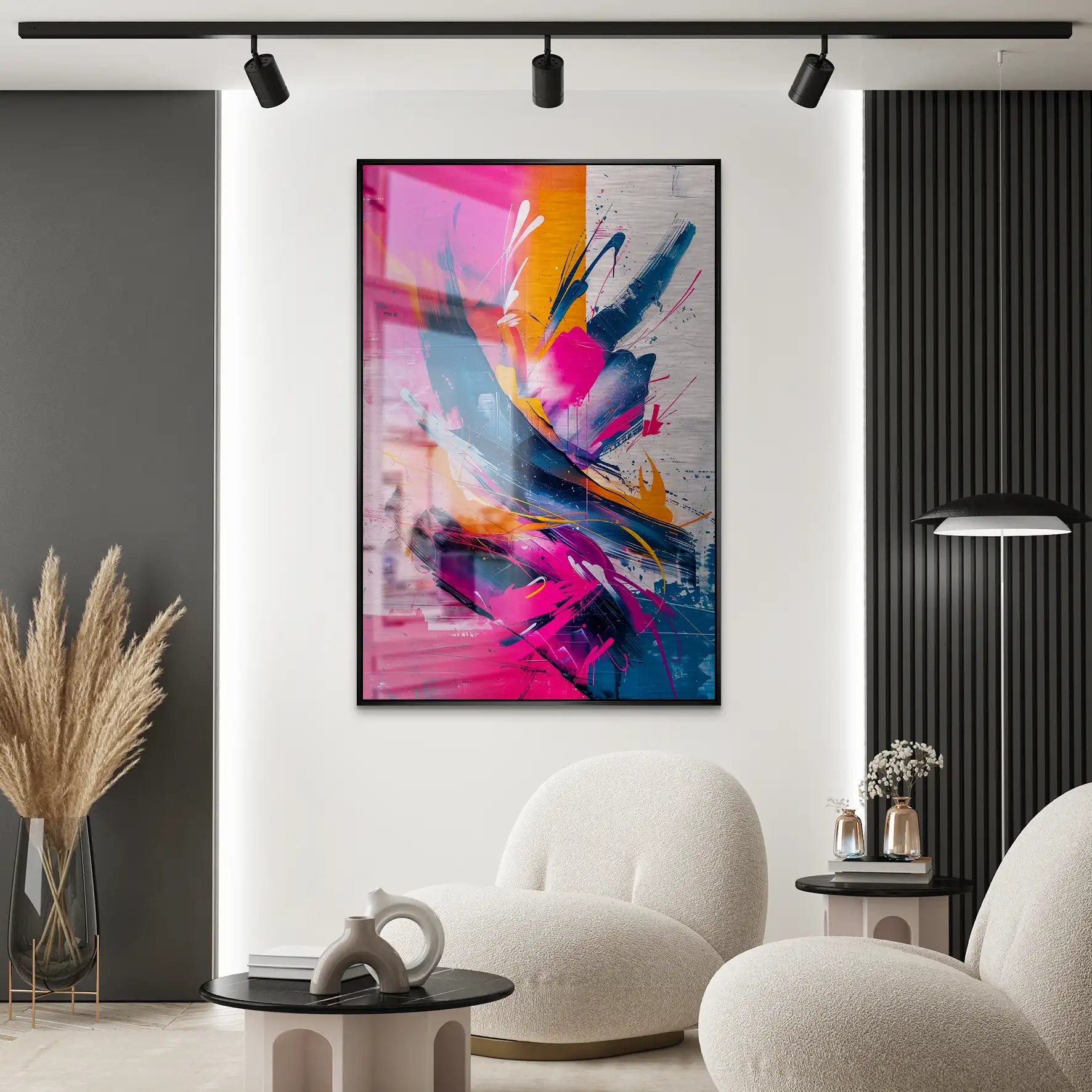 Abstrakt Nr.23 Alu Gebürstet Bild INGALERIE