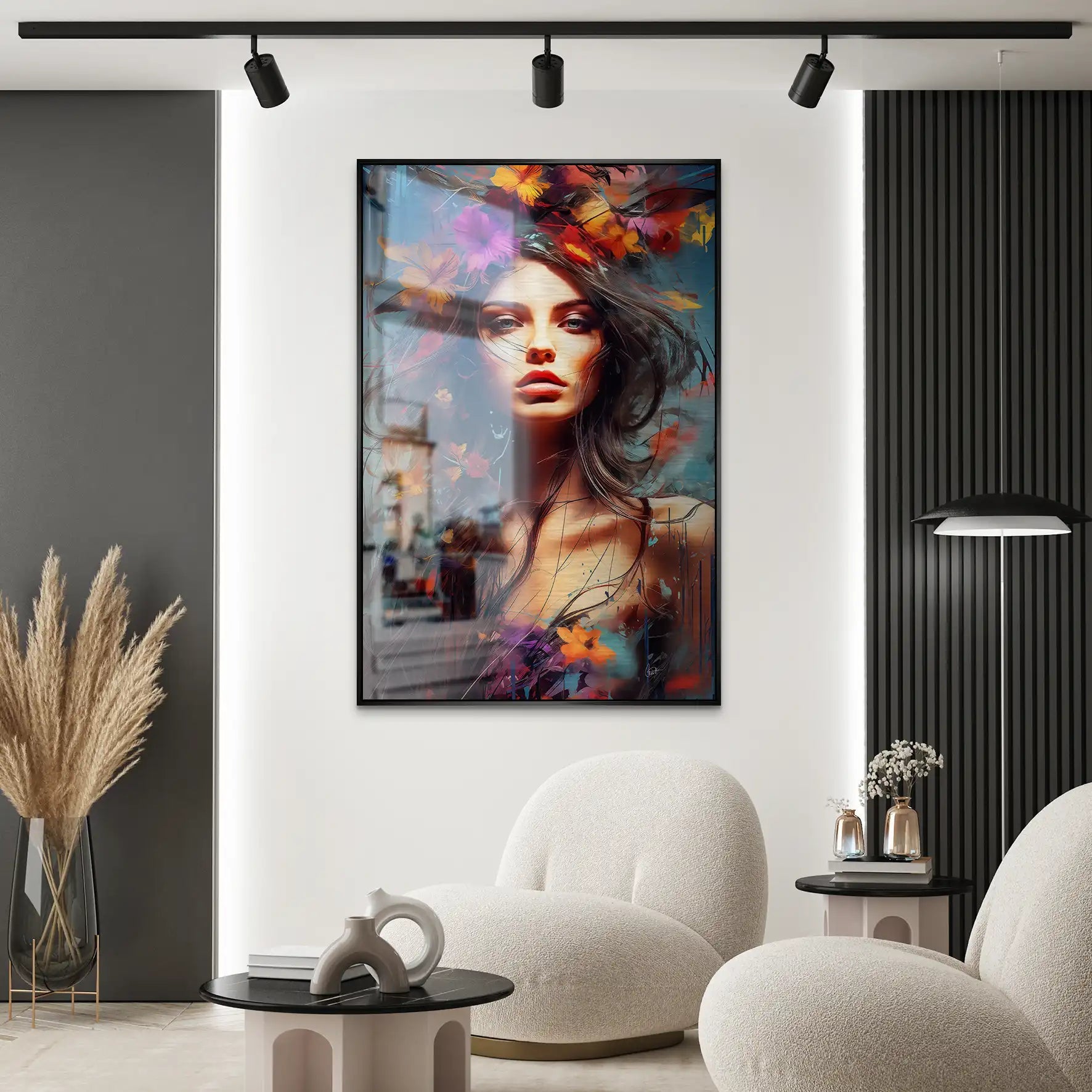 Beauty Art Abstrakt Alu Gebürstet Bild INGALERIE