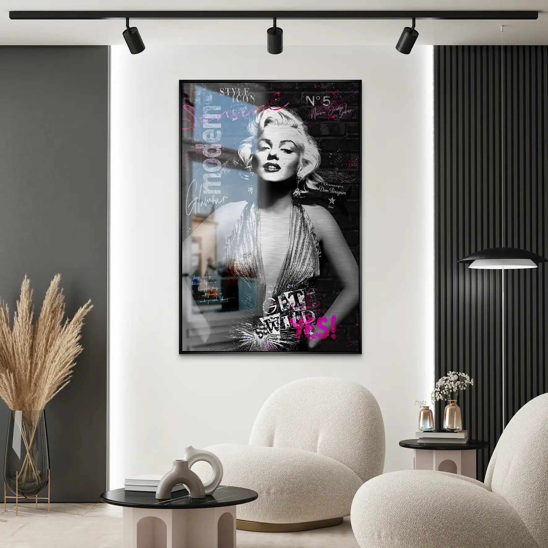 Marilyn Get Wild AluDibond Gebürstet INGALERIE