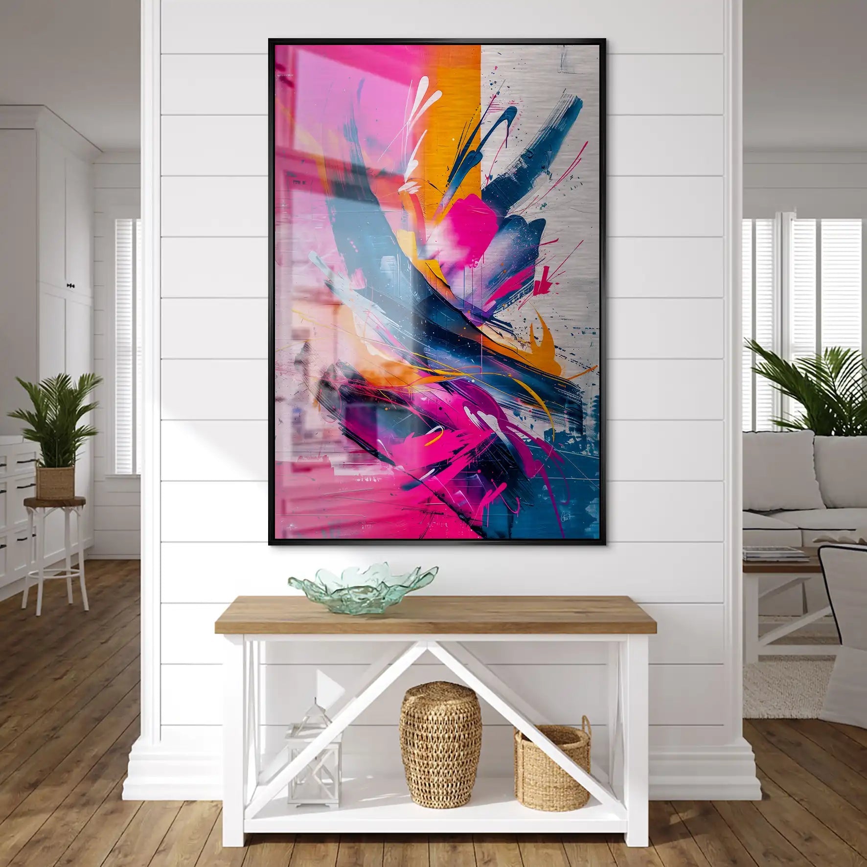 Abstrakt Nr.23 Alu Gebürstet Bild INGALERIE