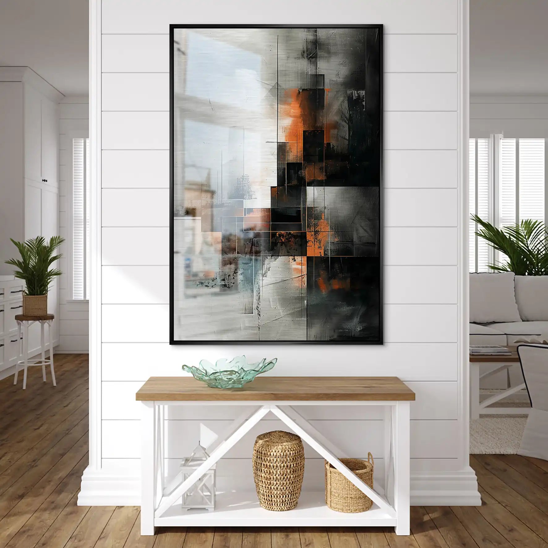 Abstrakt Nr.25 Alu Gebürstet Bild INGALERIE