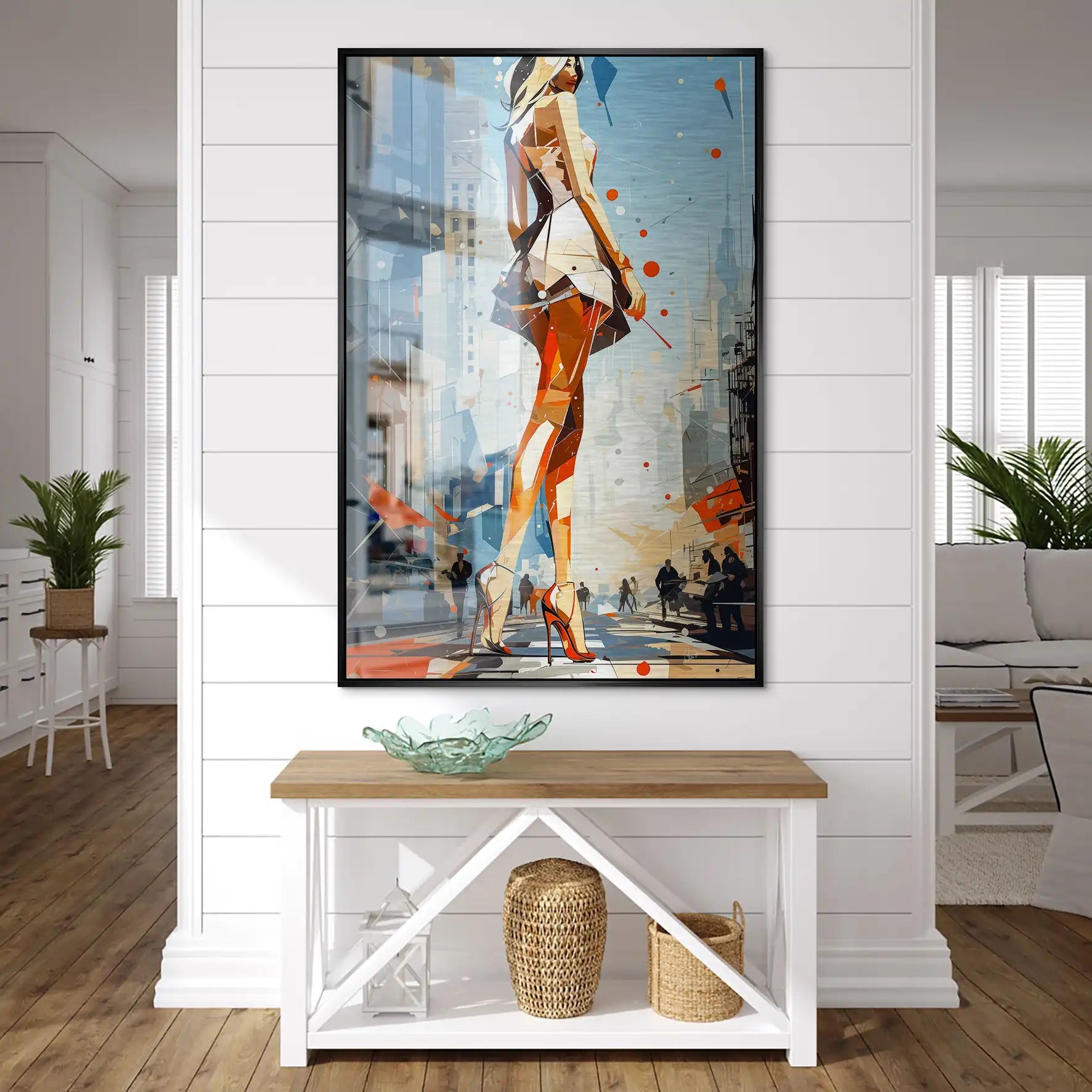 City Walk New York Pop Art AluDibond Gebürstet INGALERIE