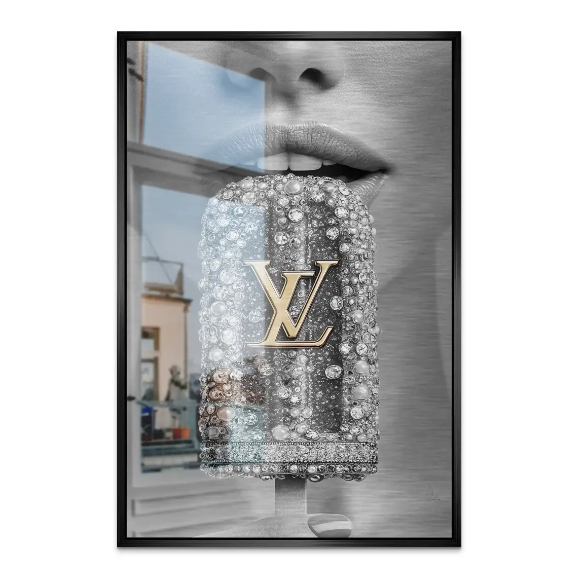 Velvet Desire Alu Dibond Bild gebürstet