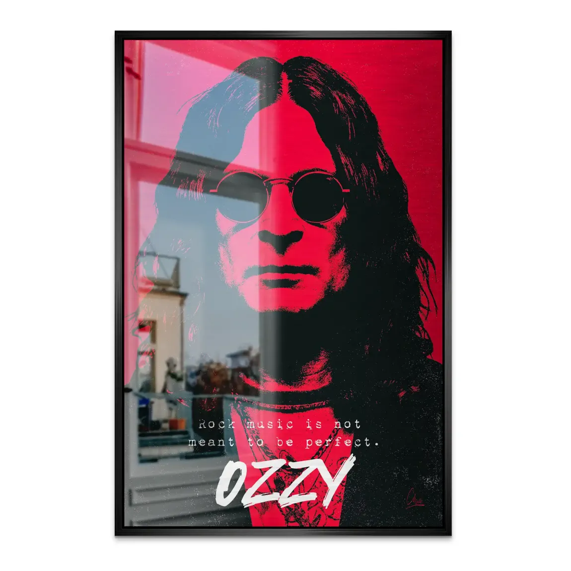 Ozzy Rock Spirit Alu Dibond Bild gebürstet