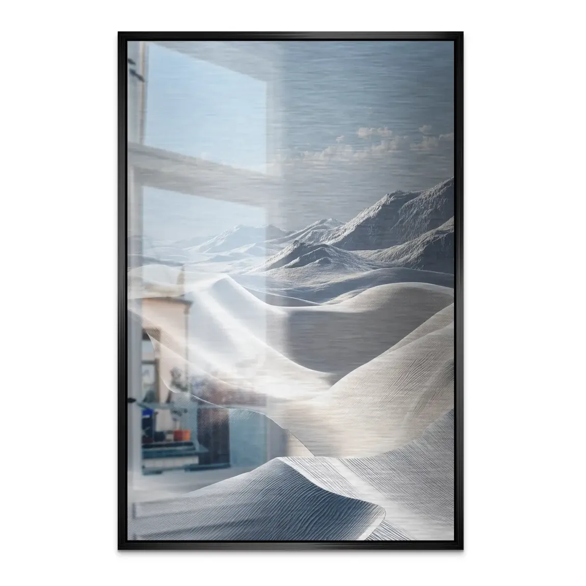 Ewige Wüste Alu Dibond Bild gebürstet