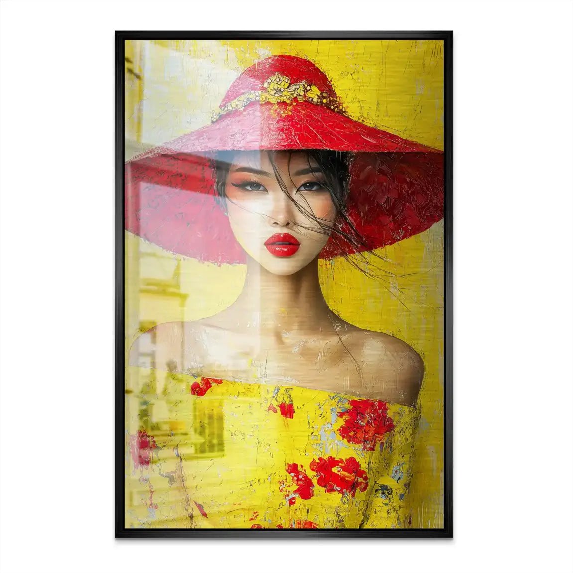 Asia Queen Alu Gebürstet Bild INGALERIE