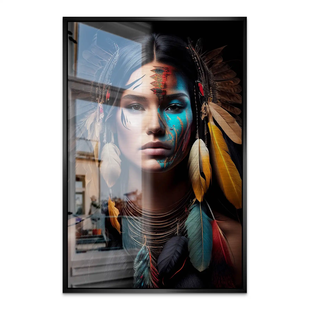 Beauty Sioux AluDibond Gebürstet INGALERIE