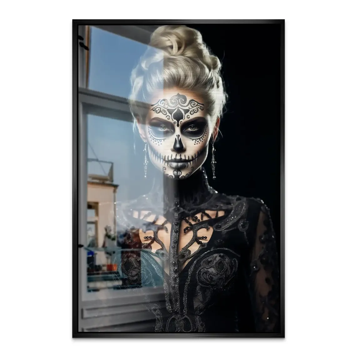 Queen of Shadows Alu Dibond Bild gebürstet - INGALERIE | Dein Onlineshop für moderne Wandbilder