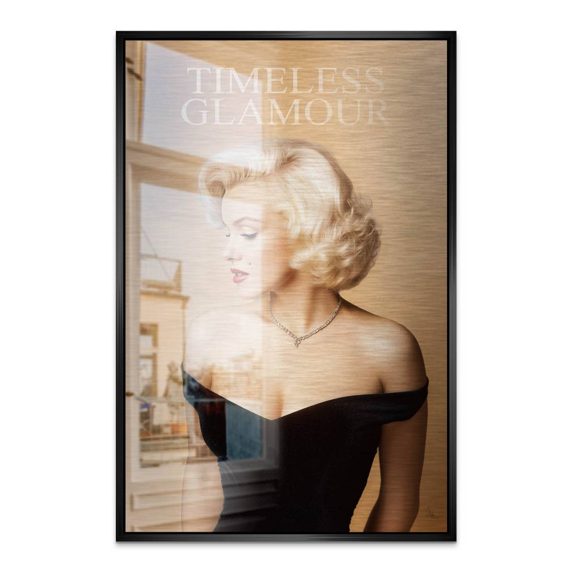 Marilyn Monroe Timeless Aluminiumbild gebürstet