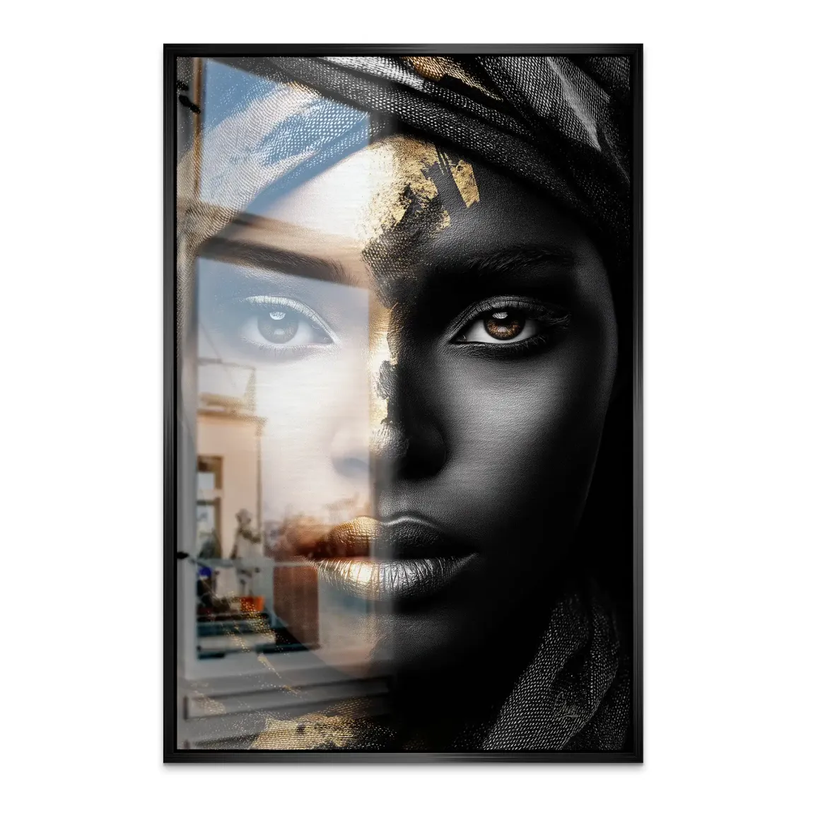Dual Essence Alu Dibond Bild gebürstet - INGALERIE | Dein Onlineshop für moderne Wandbilder