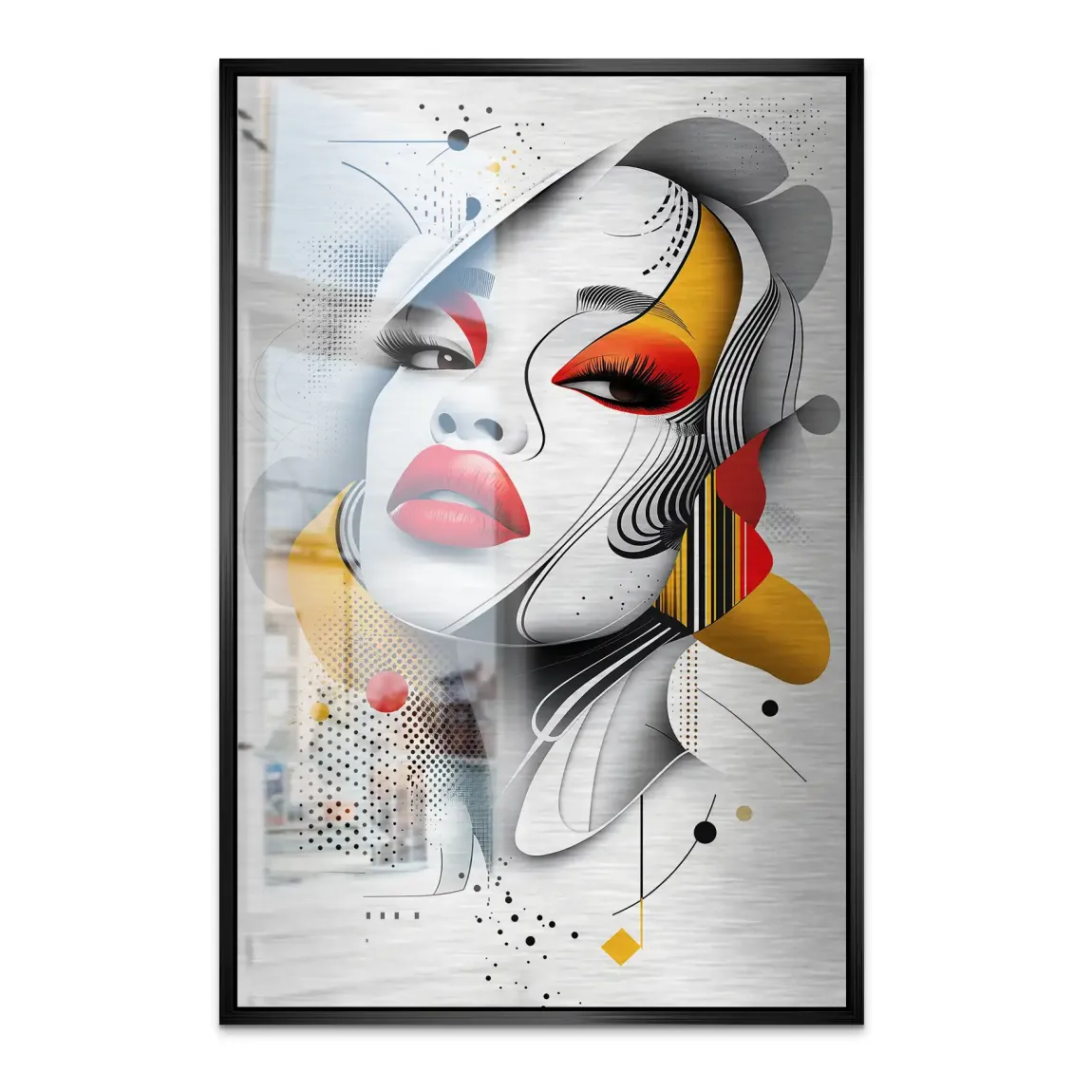 Femme Fatale Modern Art AluDibond Gebürstet INGALERIE