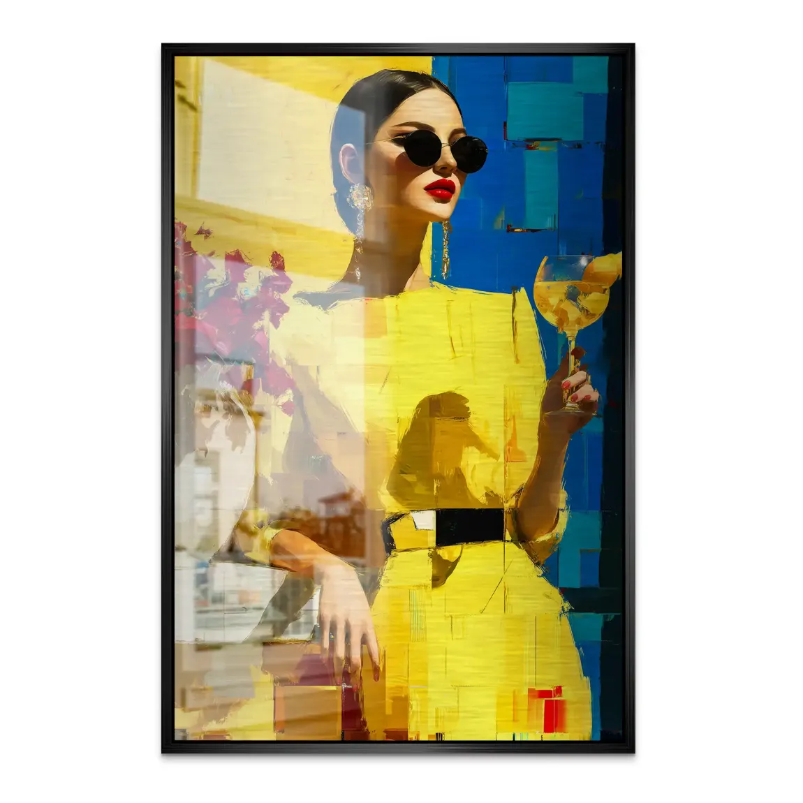 Riviera Elegance Alu Dibond Bild gebürstet INGALERIE