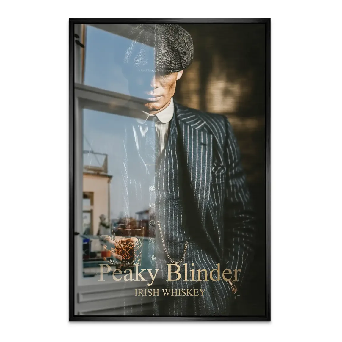 Thomas Shelby Peaky Blinder Alu Dibond Bild gebürstet