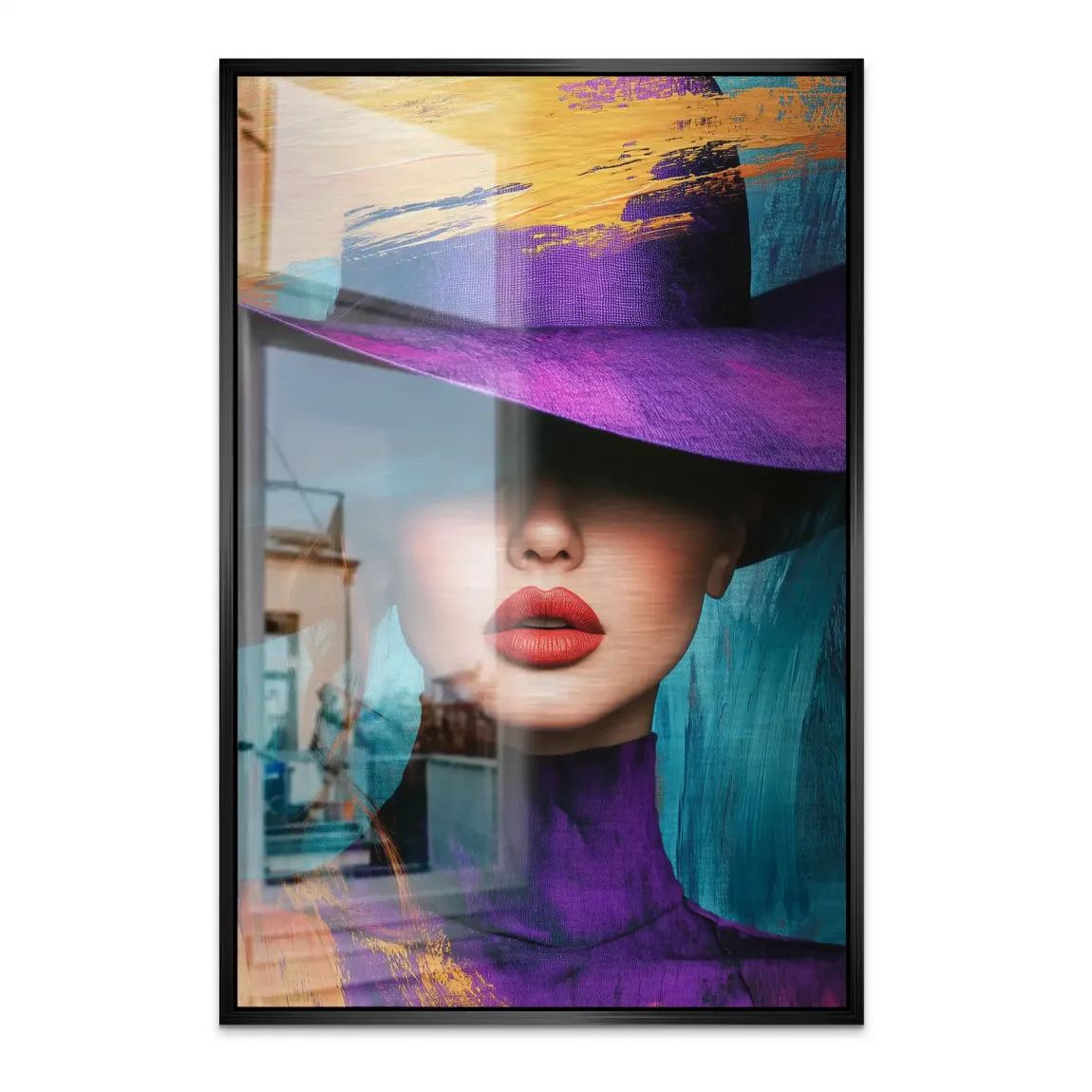 Queen of Color Alu Dibond Bild gebürstet INGALERIE