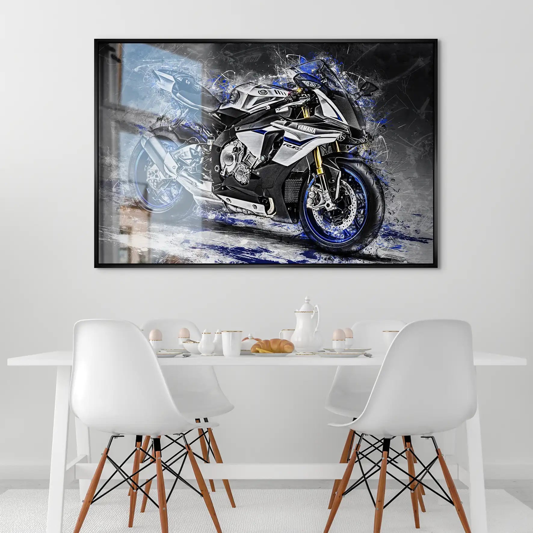 Yamaha R1M Abstrakt AluDibond Gebürstet INGALERIE