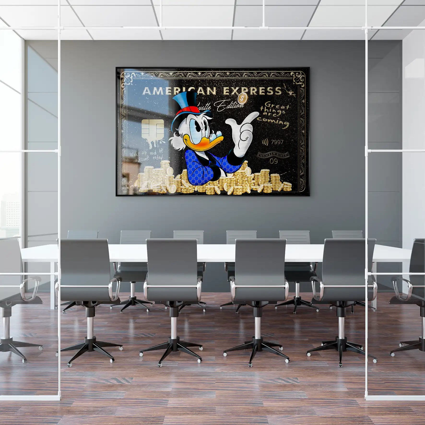 Amex Dagobert Business AluDibond Gebürstet INGALERIE