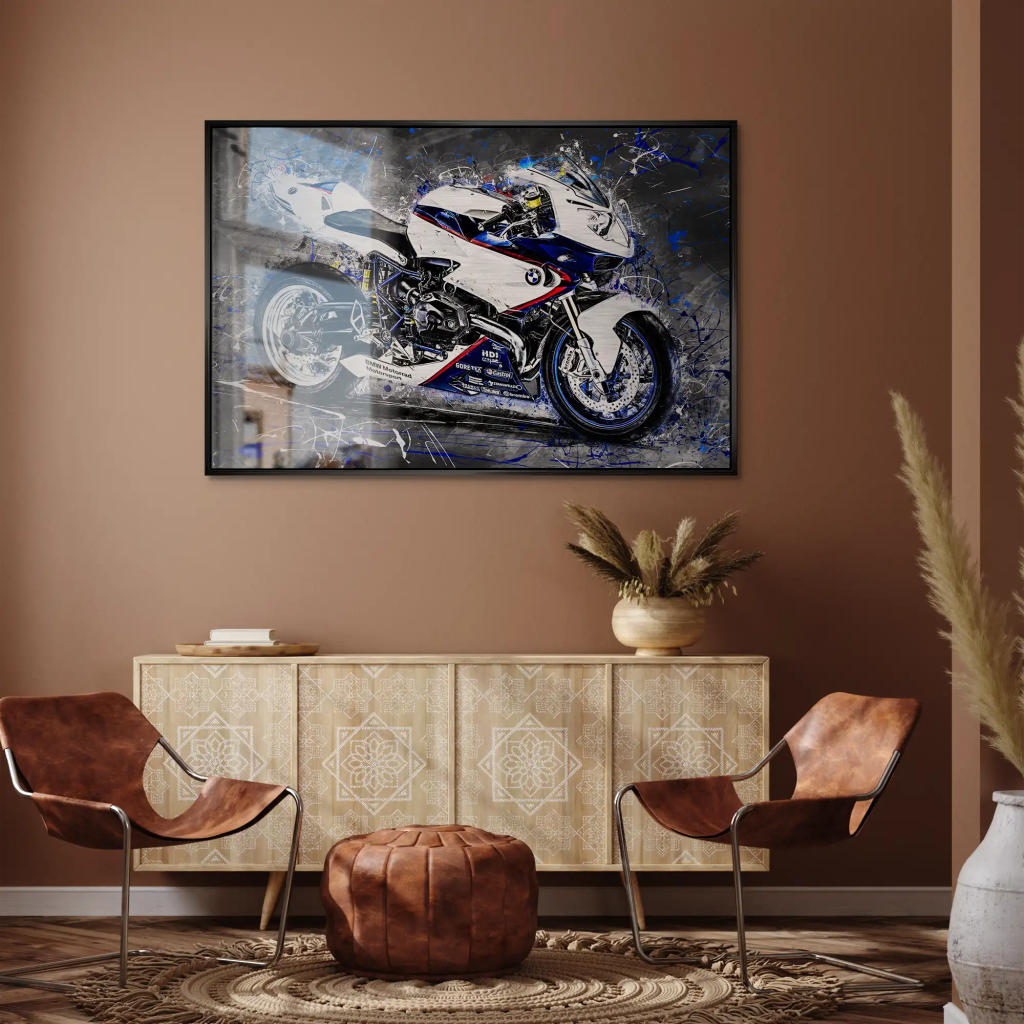 BMW HP2 Abstrakt Style Alu Gebürstet INGALERIE