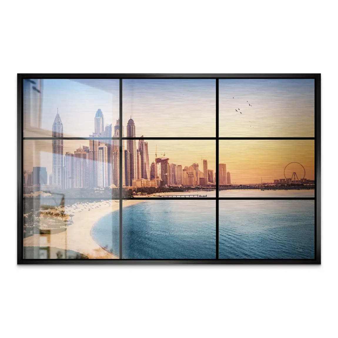 Golden Dunes Dubai AluDibond Gebürstet