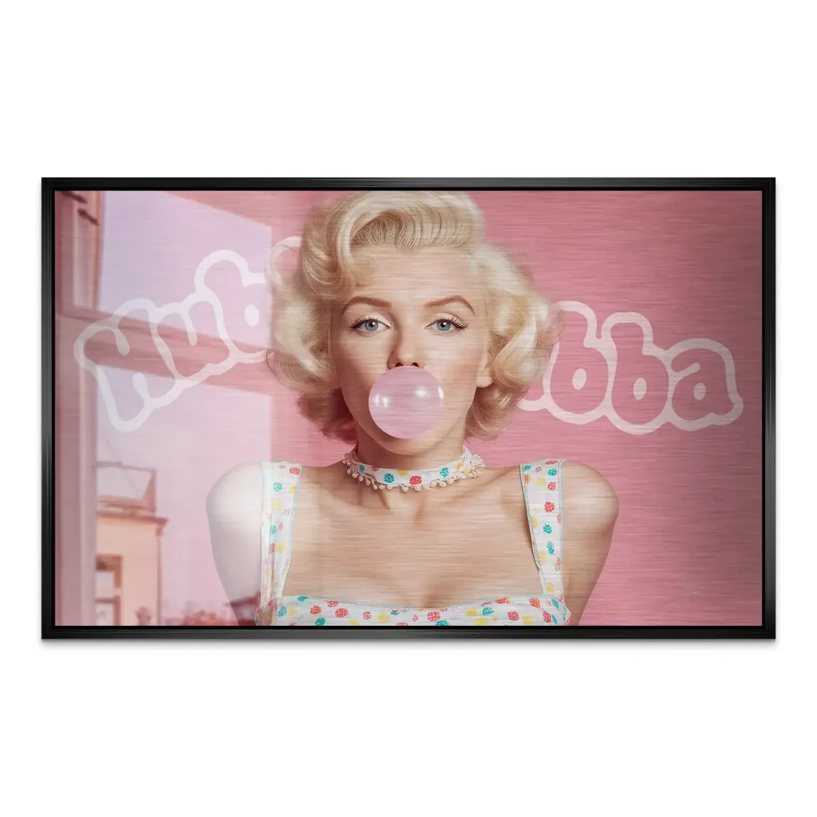 Marilyn Monroe Hubba Glam AluDibond Gebürstet