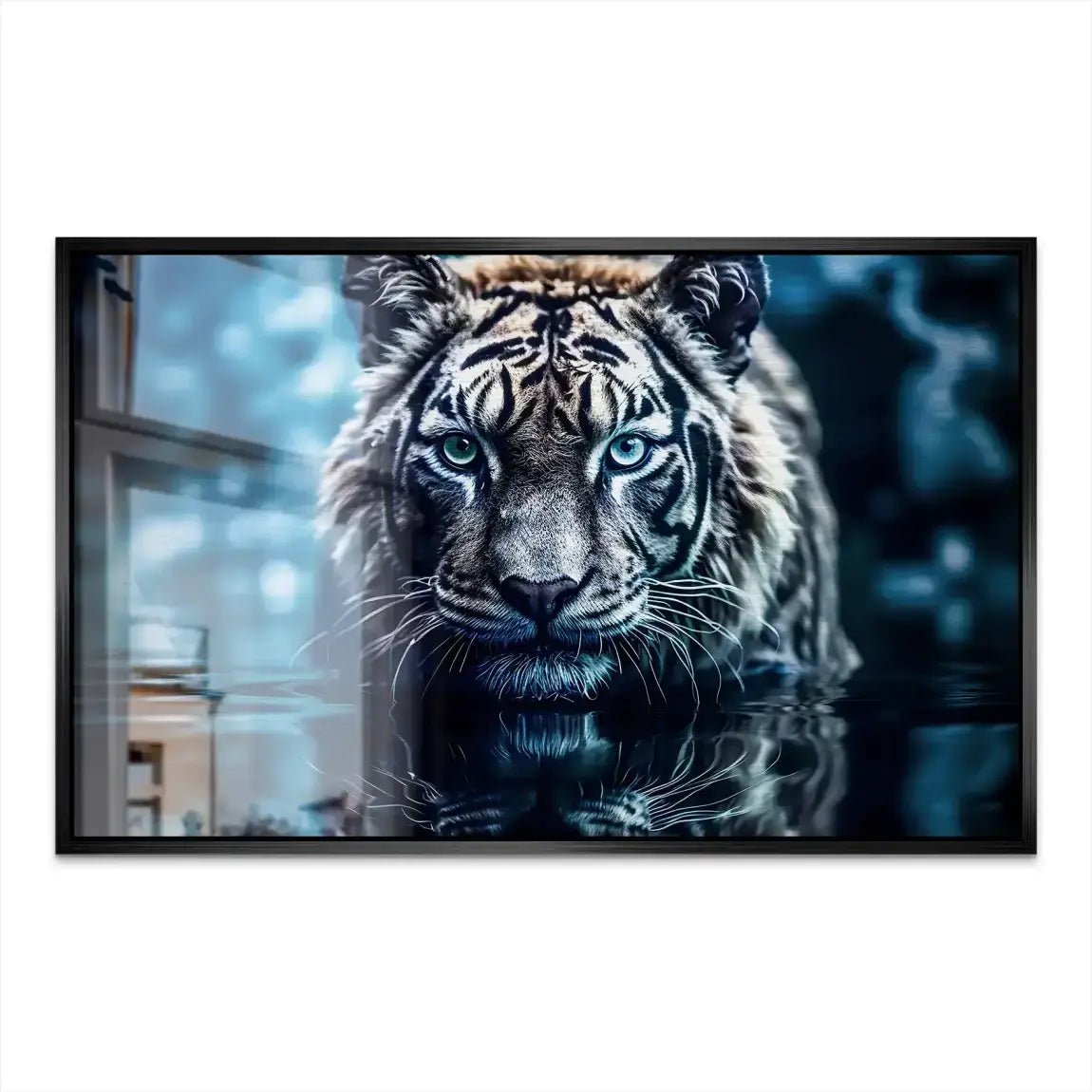 Tiger by Night AluDibond Gebürstet INGALERIE