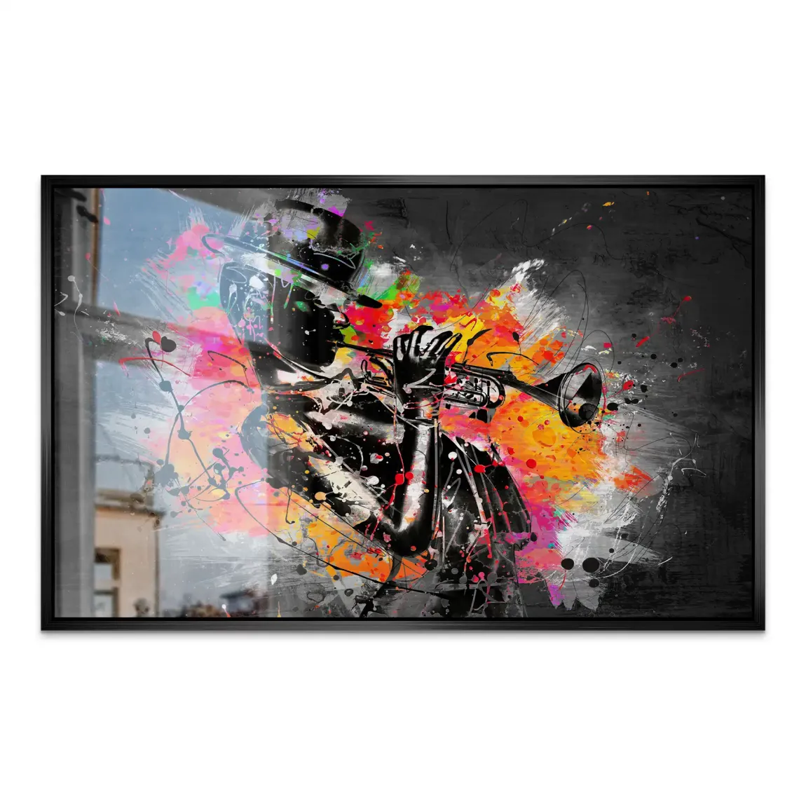 Jazzman Pop Style AluDibond Gebürstet