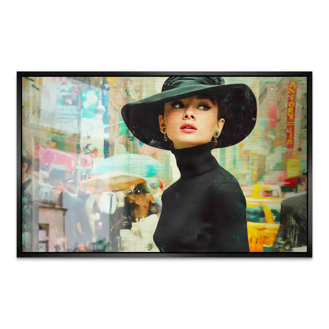 Audrey in New York AluDibond Gebürstet INGALERIE