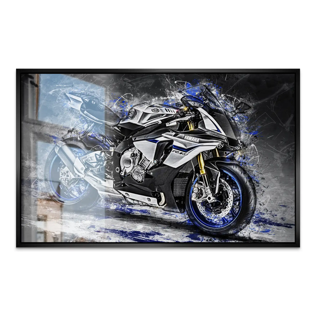 Yamaha R1M Abstrakt AluDibond Gebürstet INGALERIE