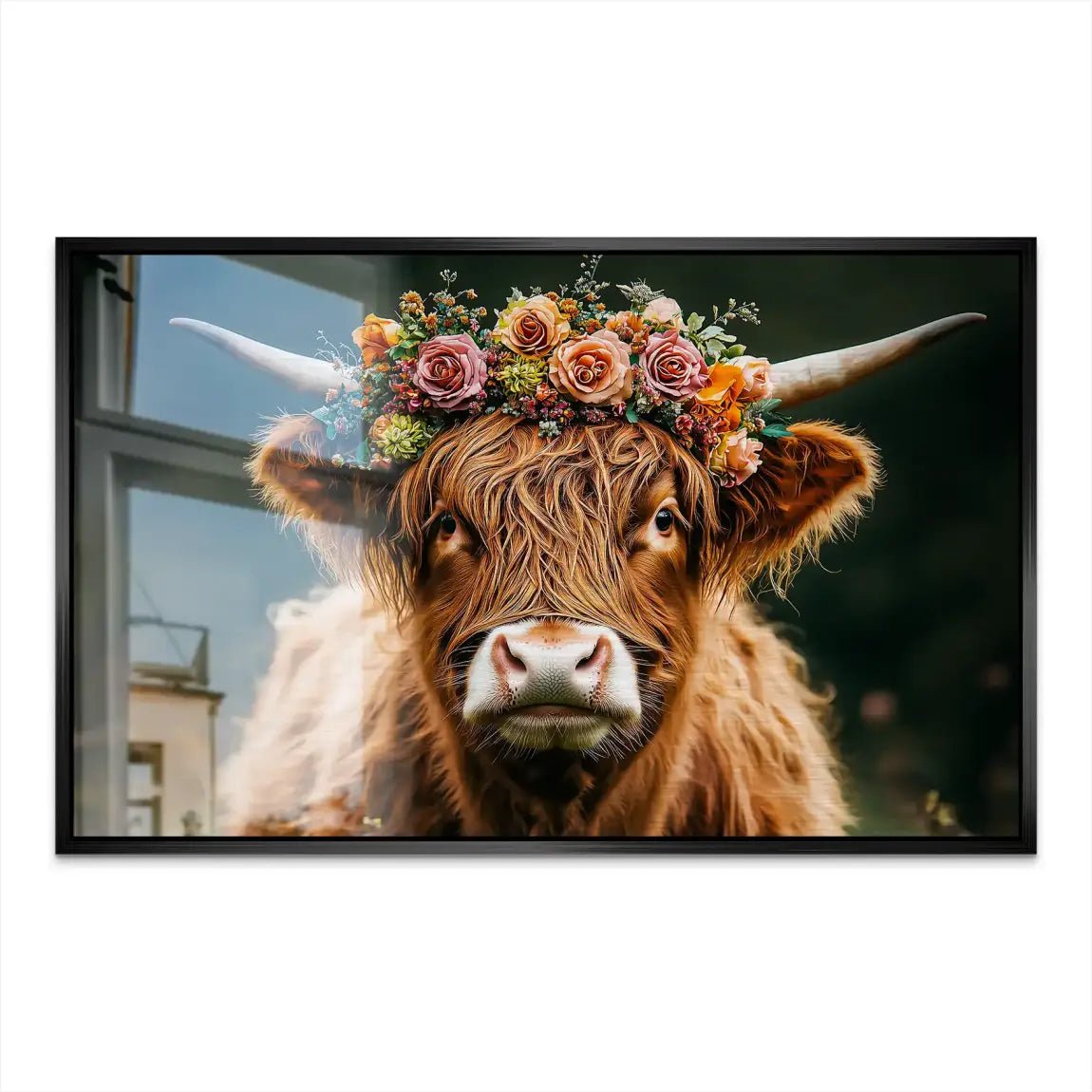 Highland Cow AluDibond Gebürstet INGALERIE