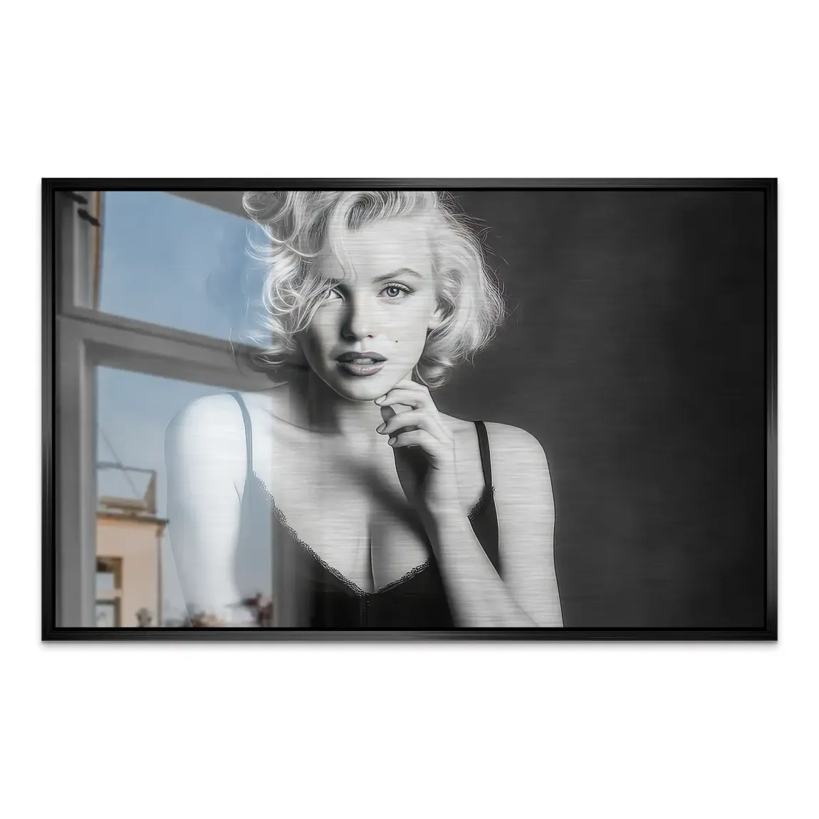 Marilyn Monroe Silent Erotik Alu Dibond Gebürstet INGALERIE