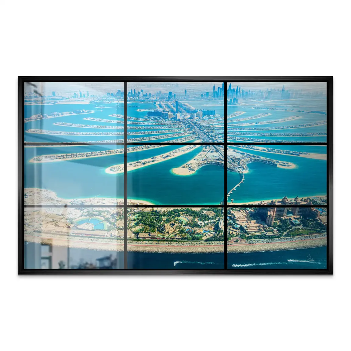 Palm View Dubai AluDibond Gebürstet