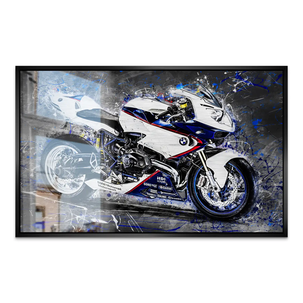 BMW HP2 Abstrakt Style Alu Gebürstet INGALERIE