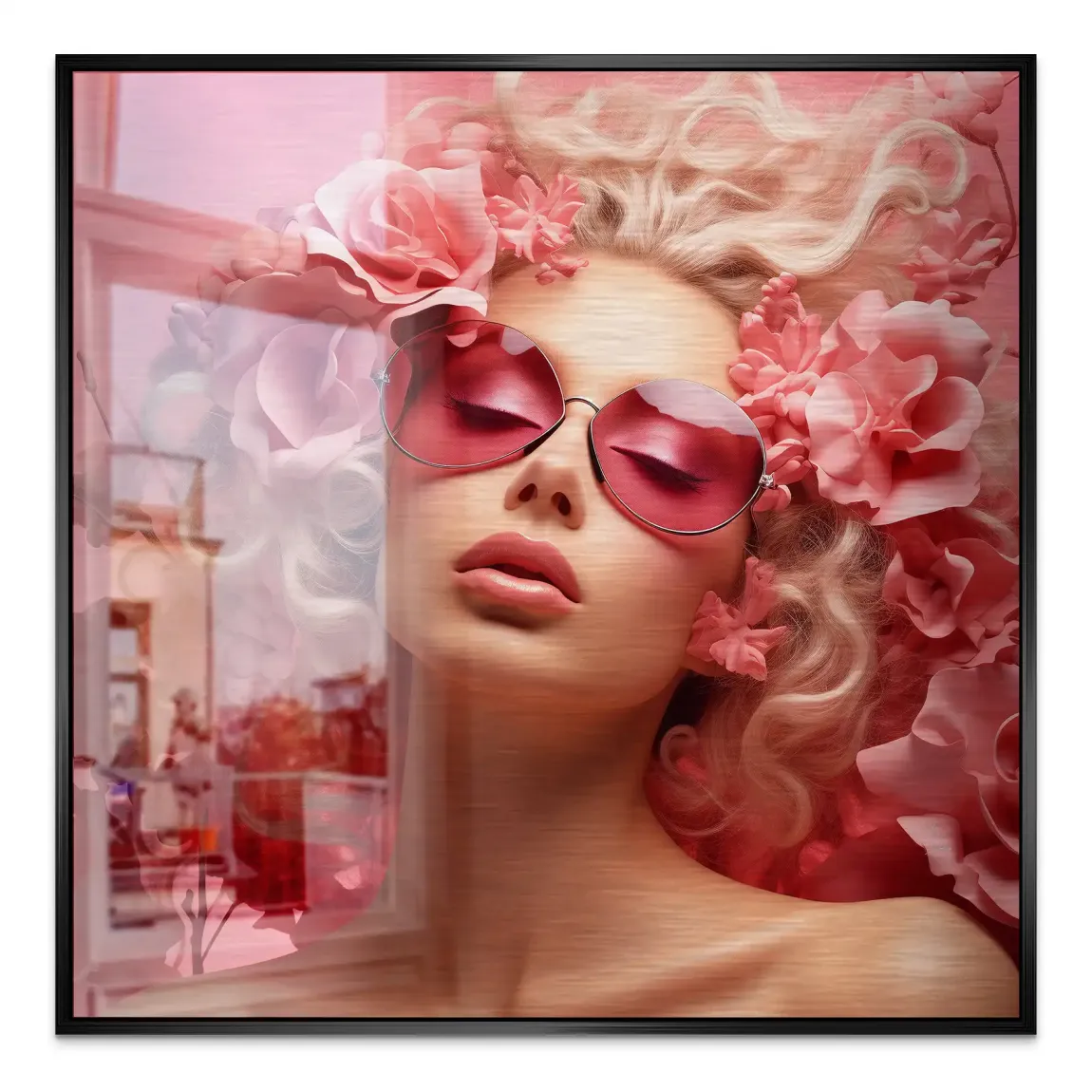 Pink Mirage Alu Gebürstet Bild