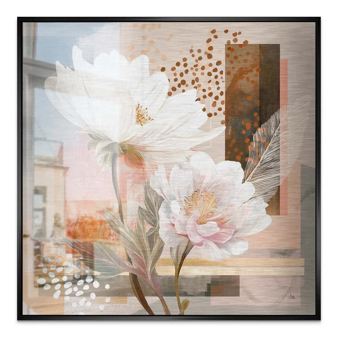 Soft Bloom Alu Gebürstet Bild