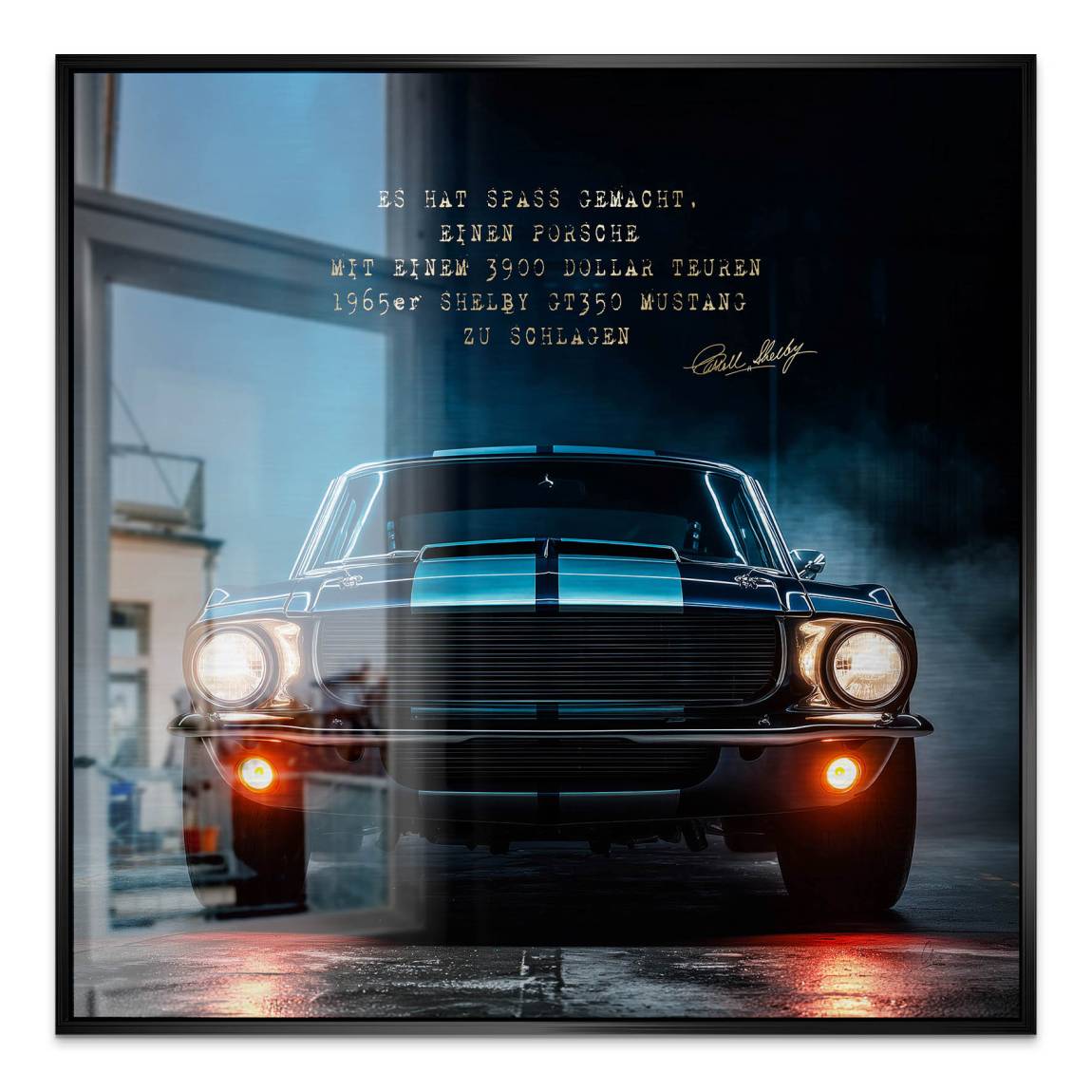 Ford Mustang Shelby Alu Gebürstet Bild