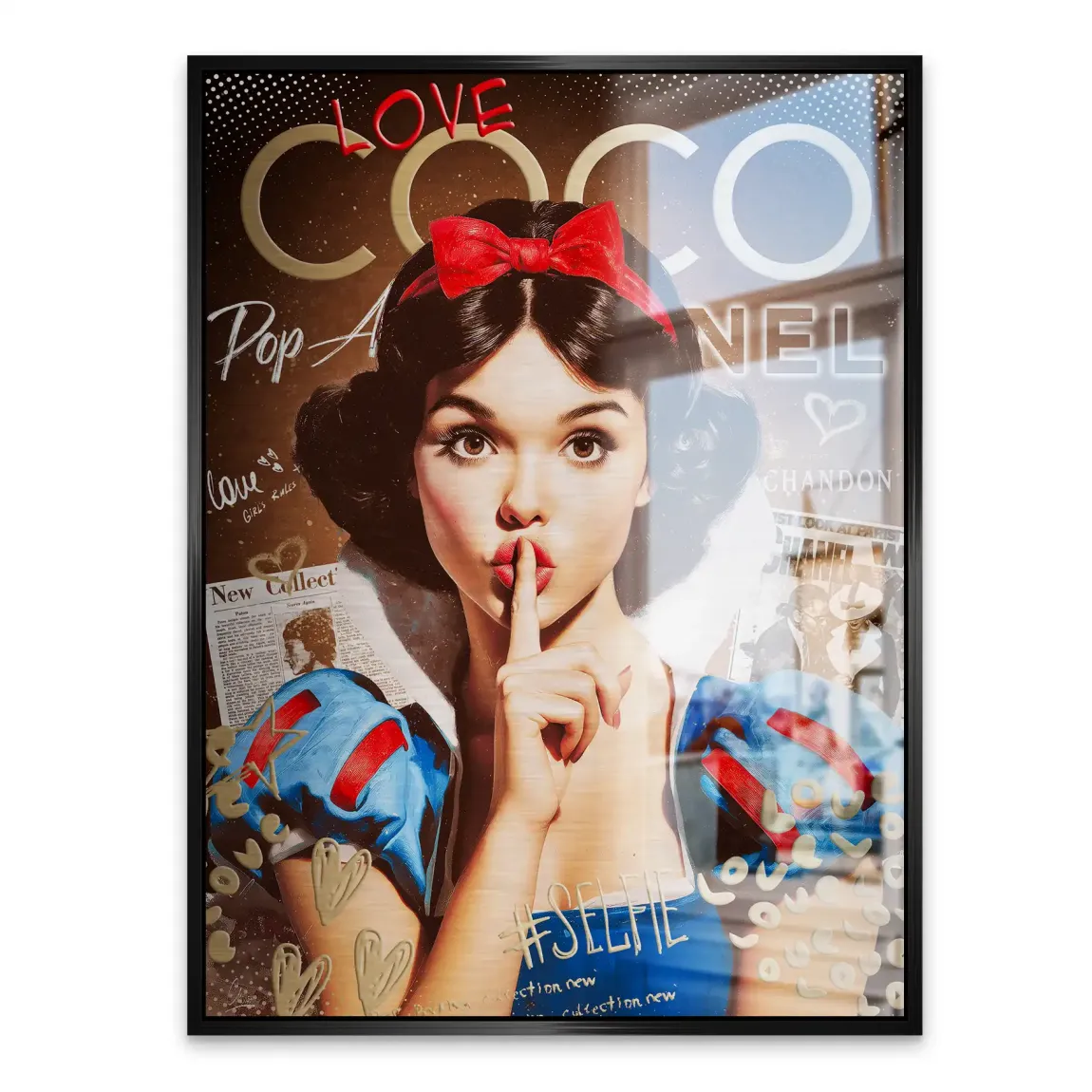 Schneewittchen Coco Glam Alu Gebürstet Bild